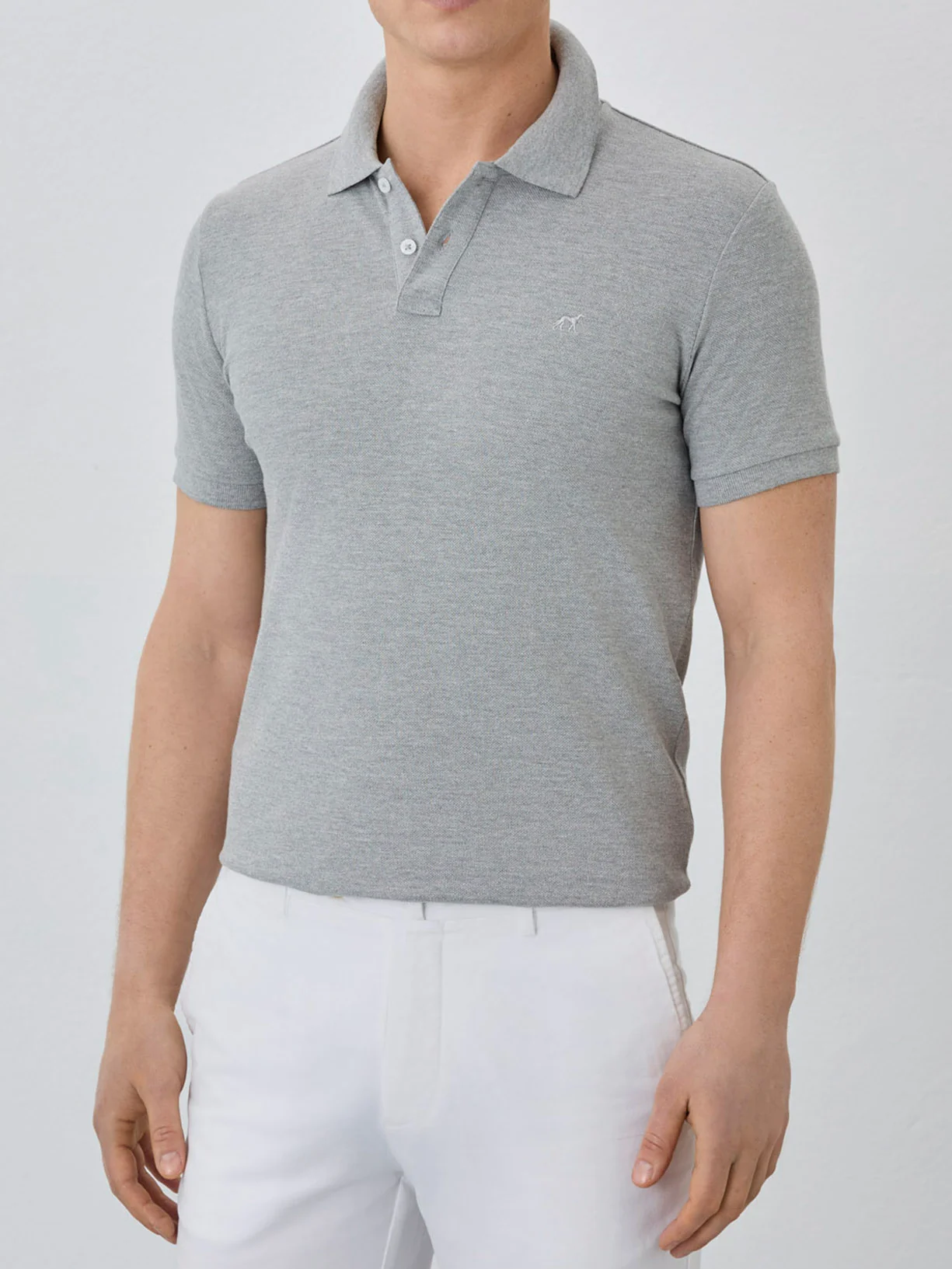Slim Fit Piqué Polo With Logo Embroidery In BCI Cotton - Image 34
