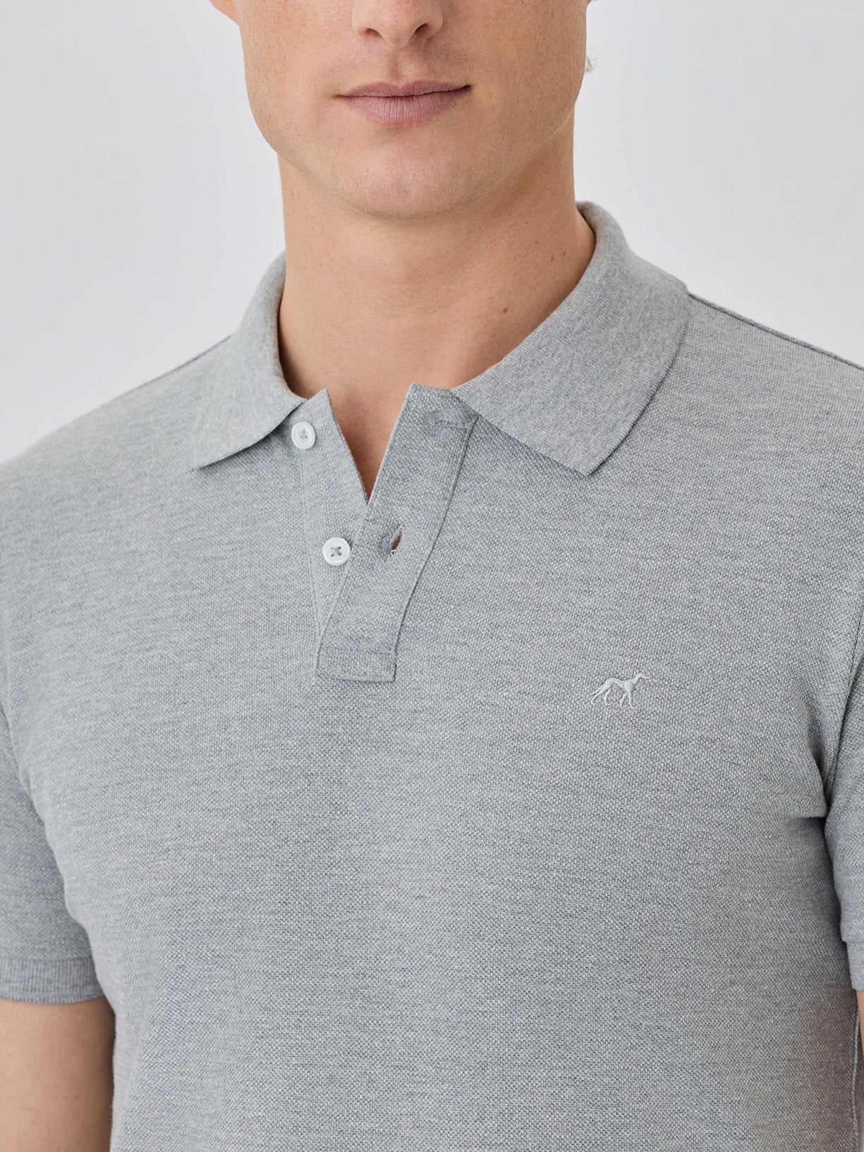 Slim Fit Piqué Polo With Logo Embroidery In BCI Cotton - Image 36