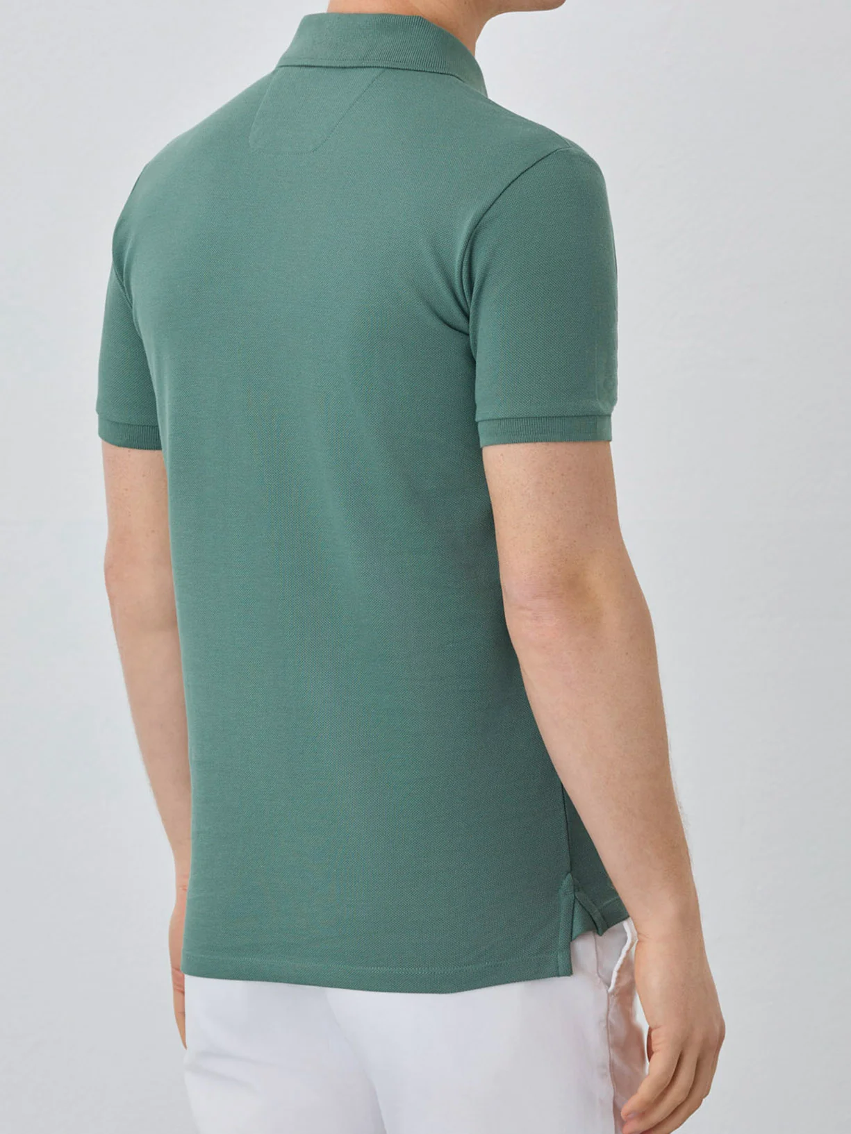 Slim Fit Piqué Polo With Logo Embroidery In BCI Cotton - Image 43