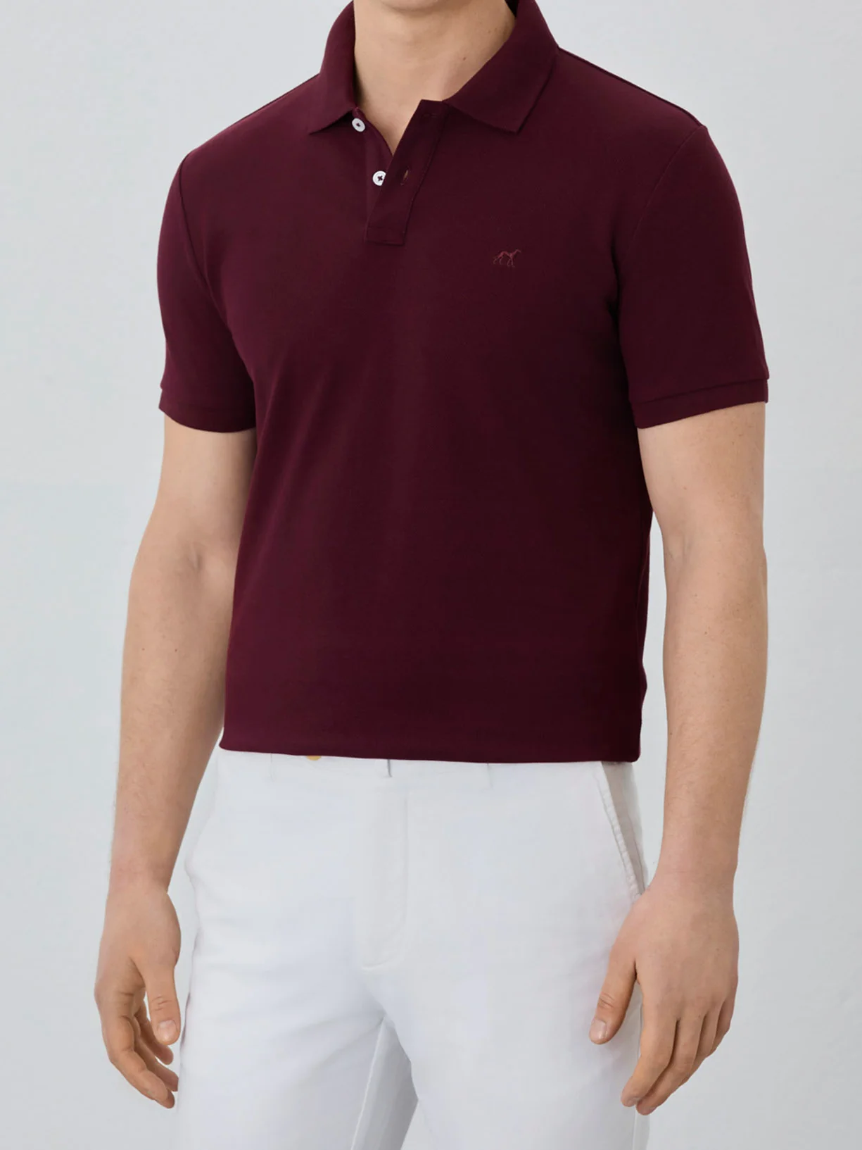 Slim Fit Piqué Polo With Logo Embroidery In BCI Cotton - Image 44