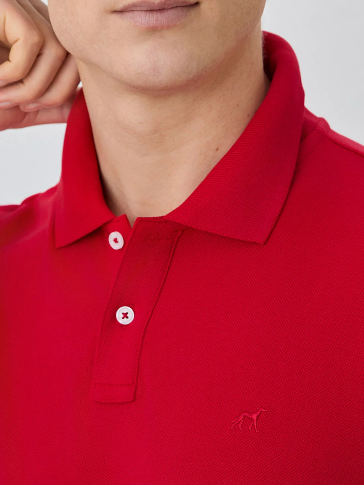 Slim Fit Piqué Polo With Logo Embroidery In BCI Cotton - Image 50