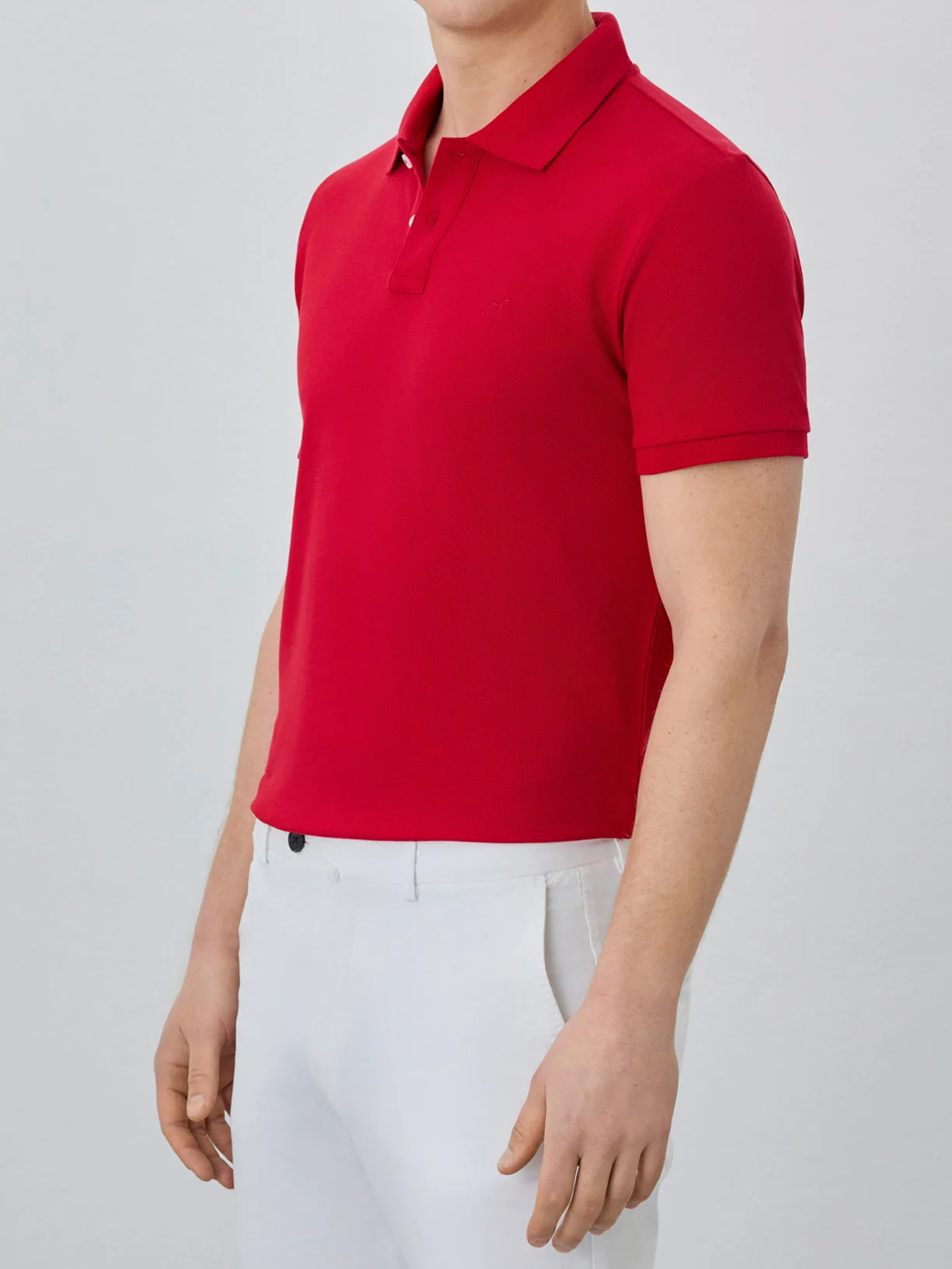 Slim Fit Piqué Polo With Logo Embroidery In BCI Cotton - Image 51