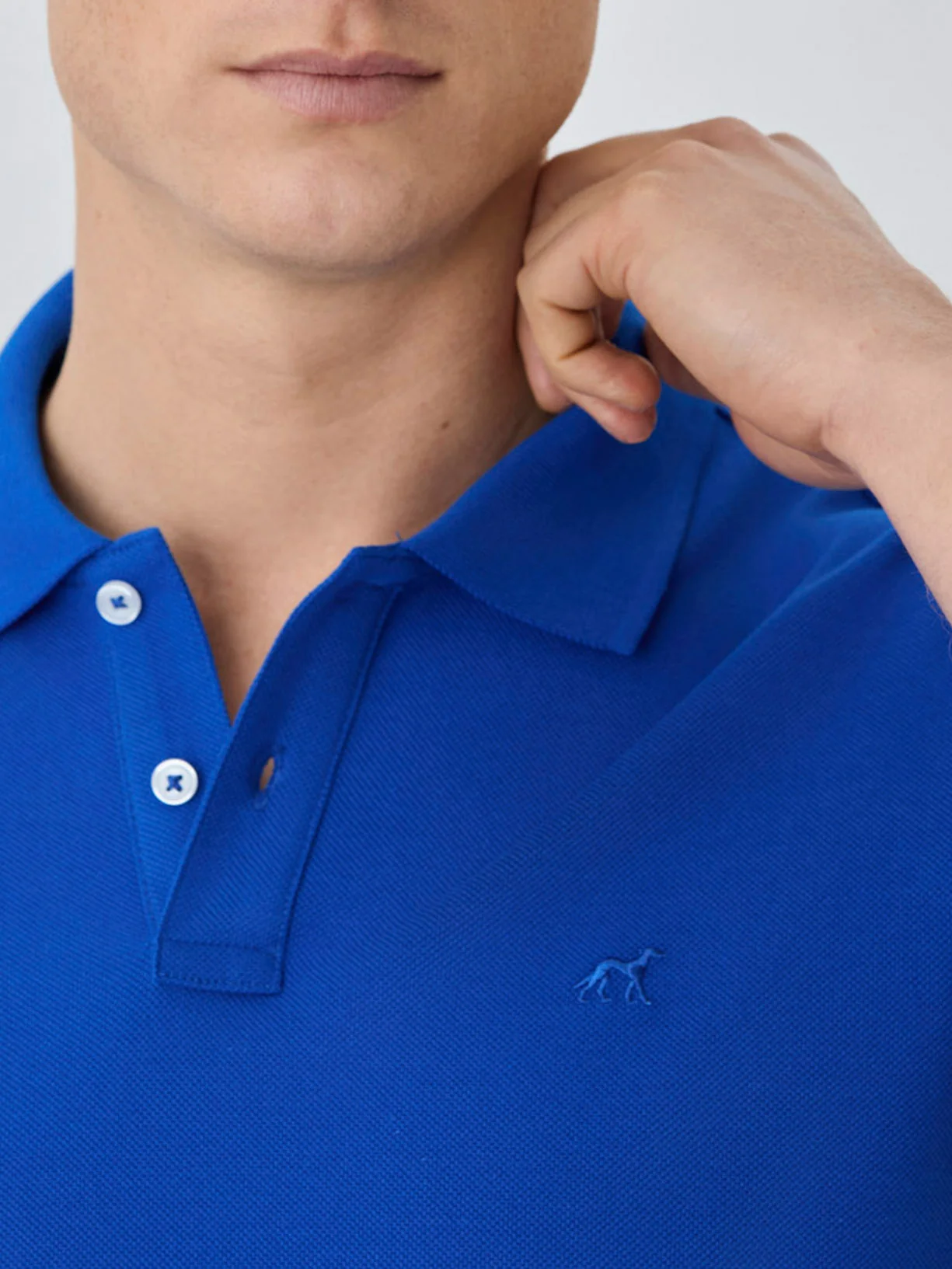 Slim Fit Piqué Polo With Logo Embroidery In BCI Cotton - Image 54