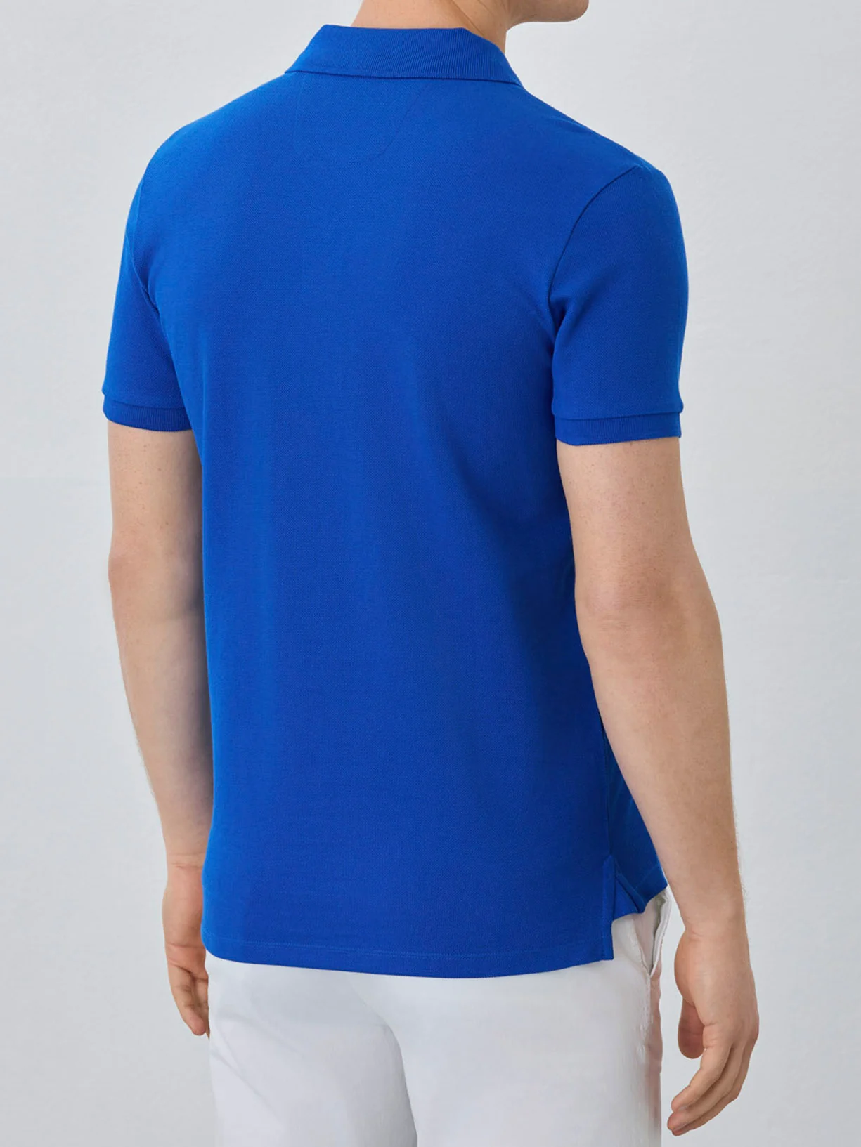 Slim Fit Piqué Polo With Logo Embroidery In BCI Cotton - Image 55