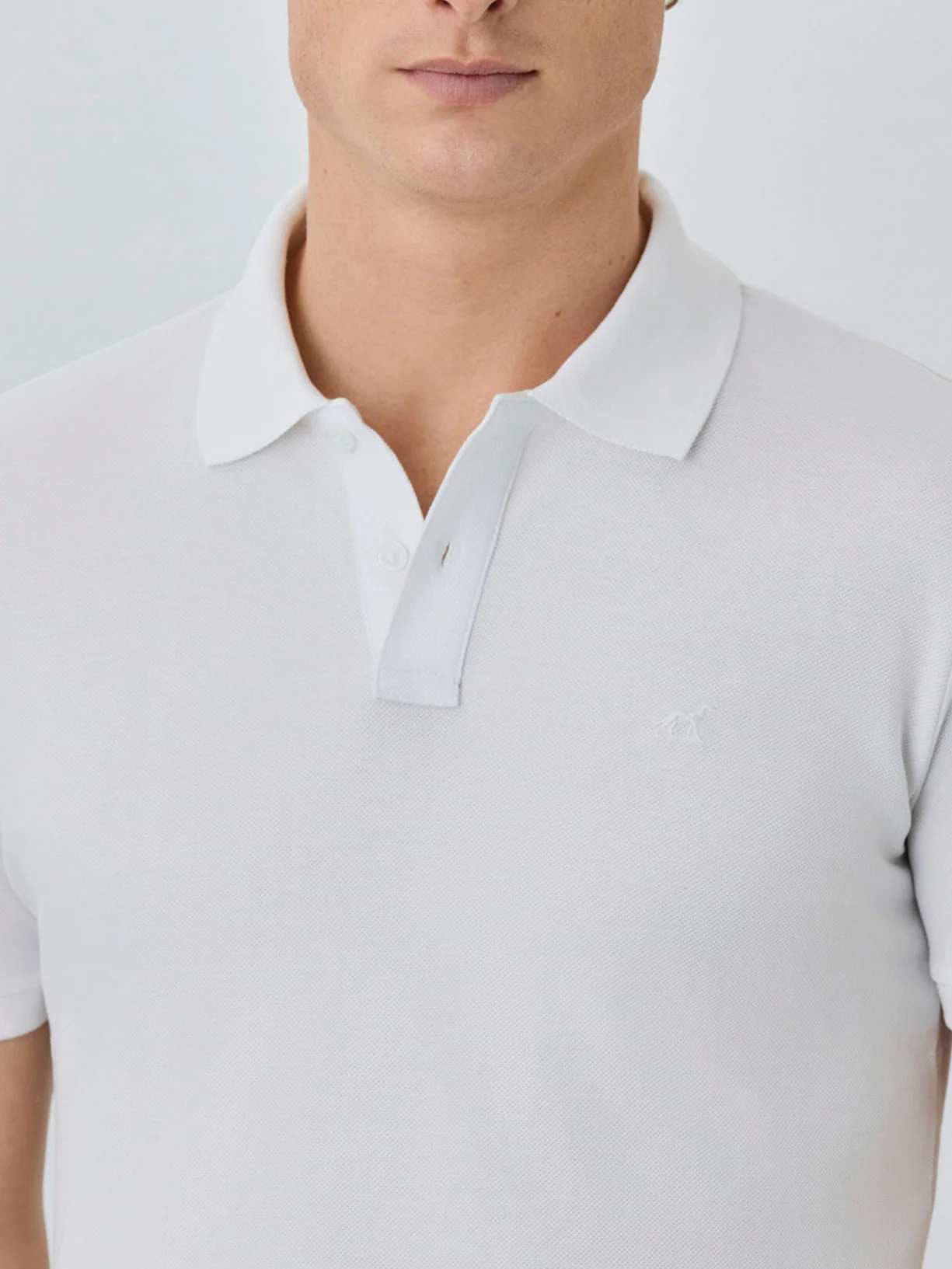 Slim Fit Piqué Polo With Logo Embroidery In BCI Cotton - Image 56