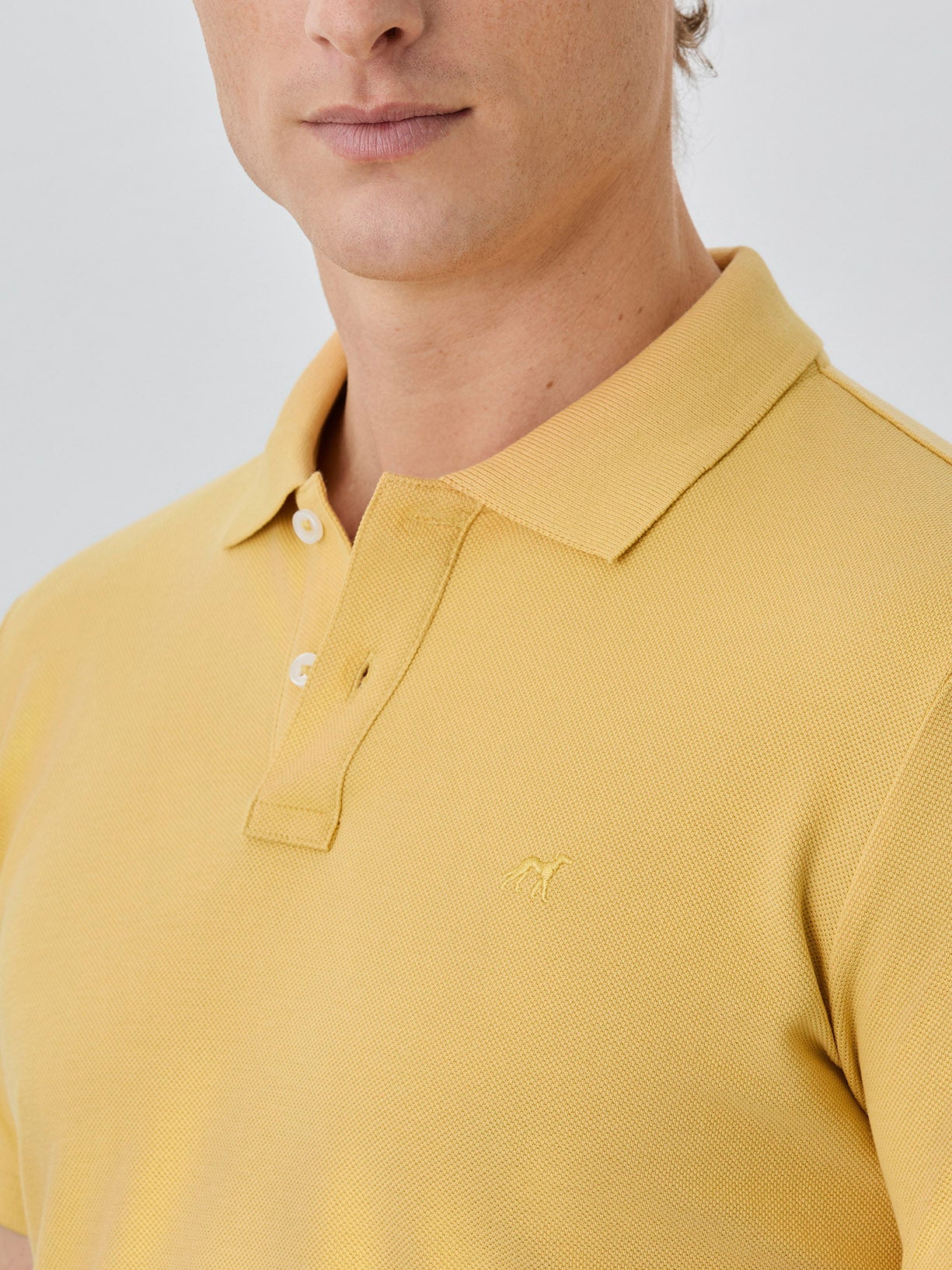 Slim Fit Piqué Polo With Logo Embroidery In BCI Cotton - Image 59