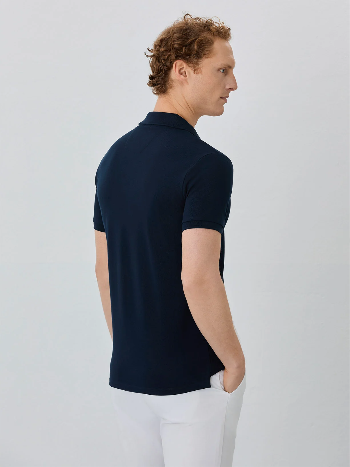 Slim Fit Piqué Polo With Logo Embroidery In BCI Cotton - Image 6
