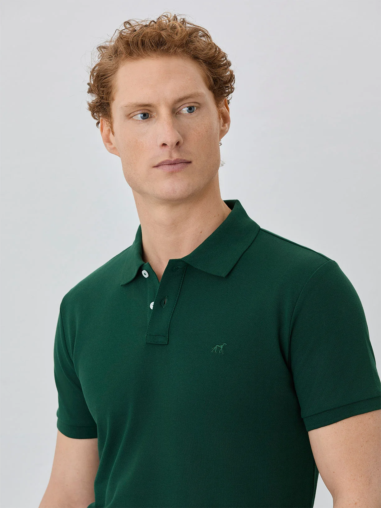 Slim Fit Piqué Polo With Logo Embroidery In BCI Cotton - Image 8
