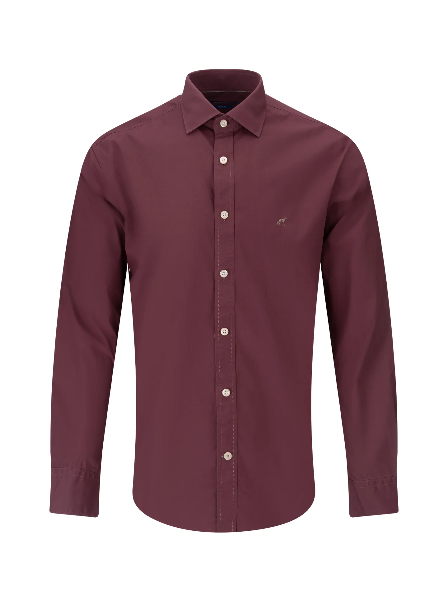 Slim fit plain shirt