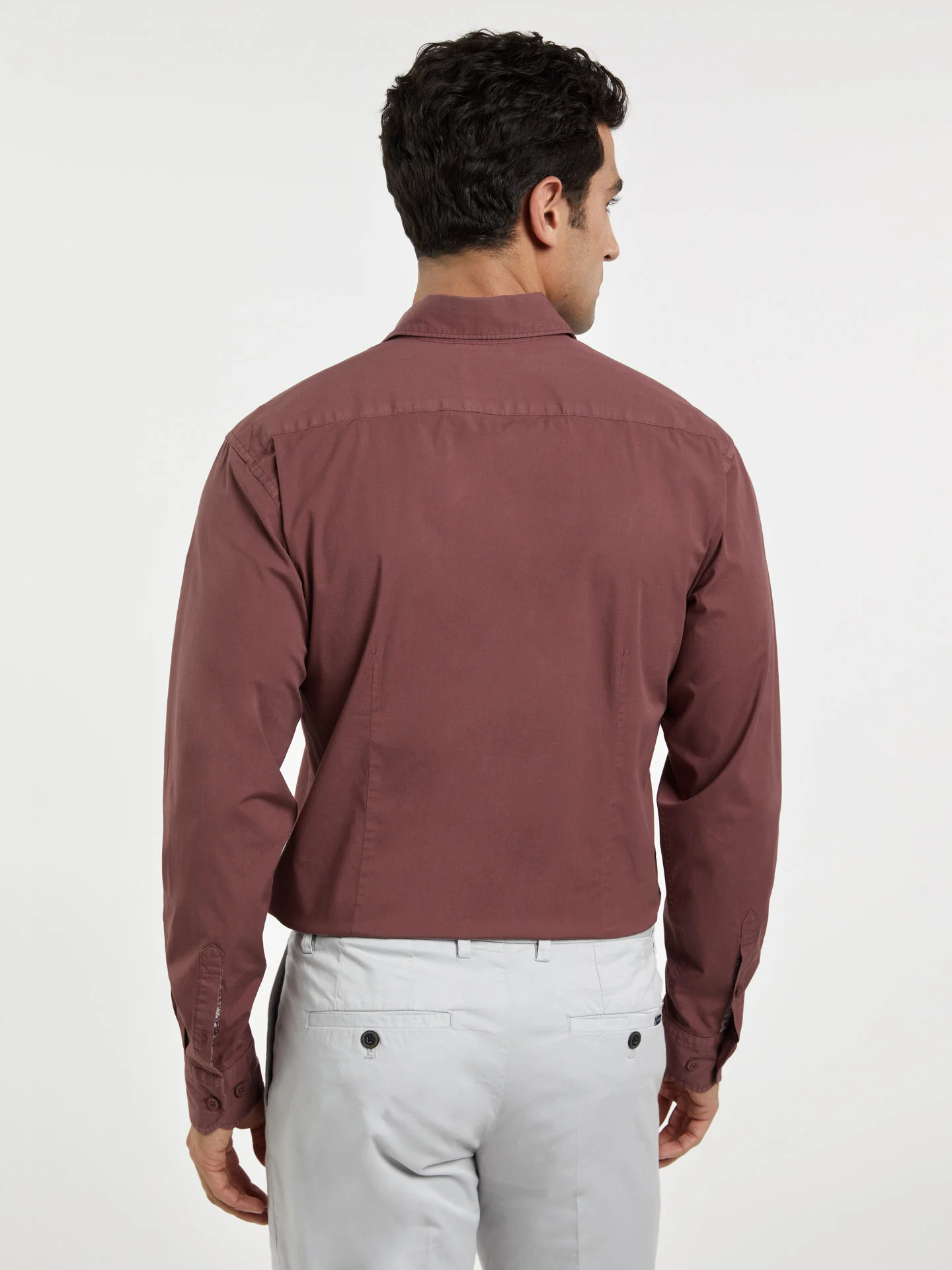 Slim fit poplin comfort shirt - Image 3