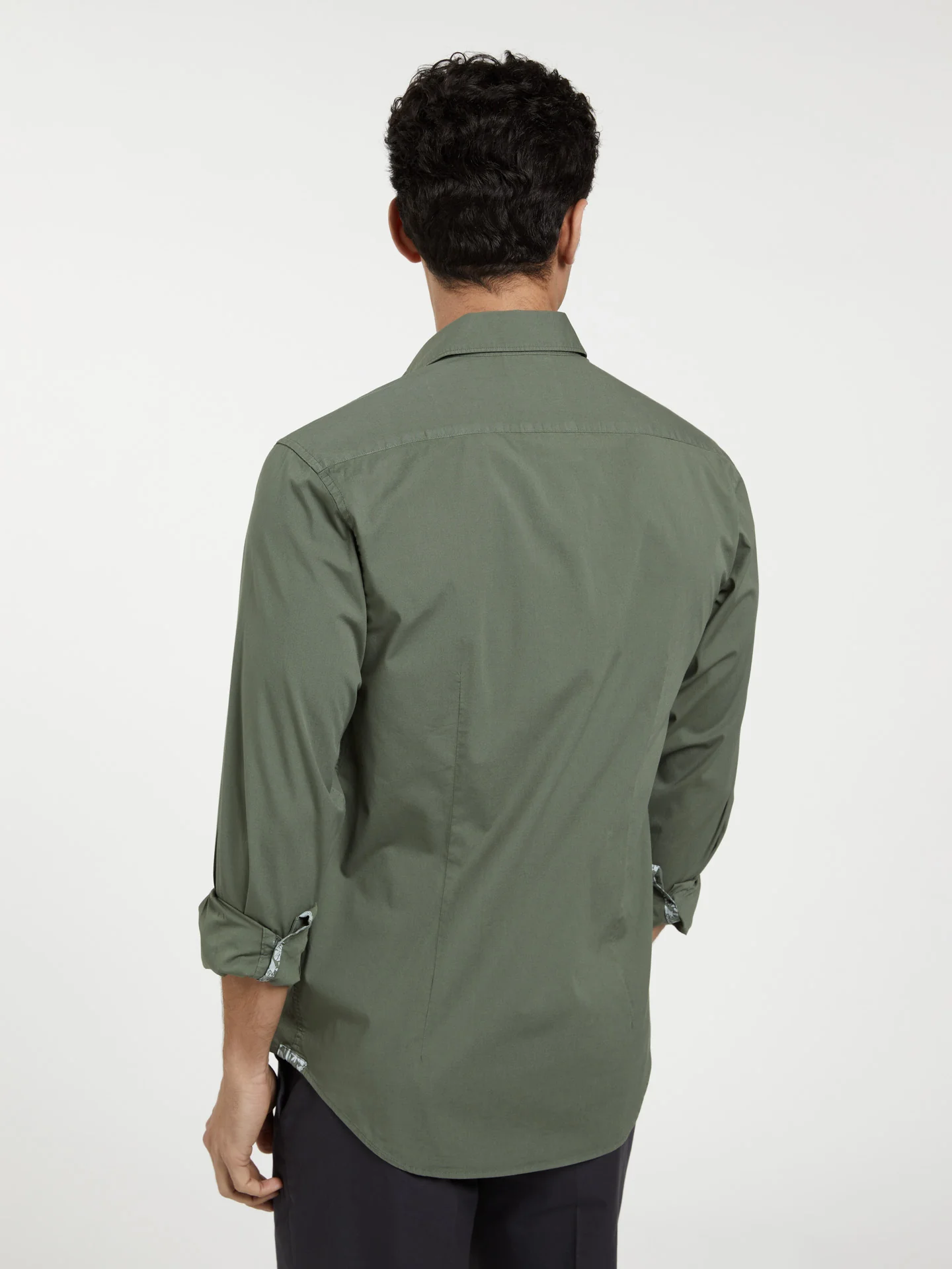 Slim fit poplin comfort shirt - Image 9