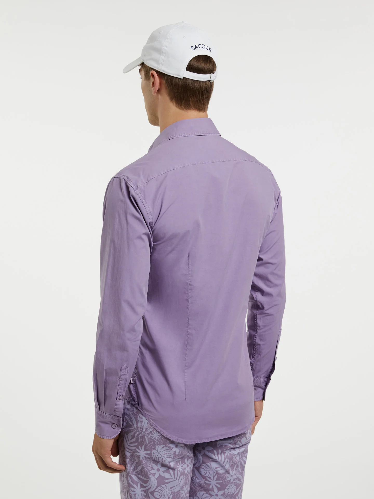 Slim fit poplin faded shirt - Image 15