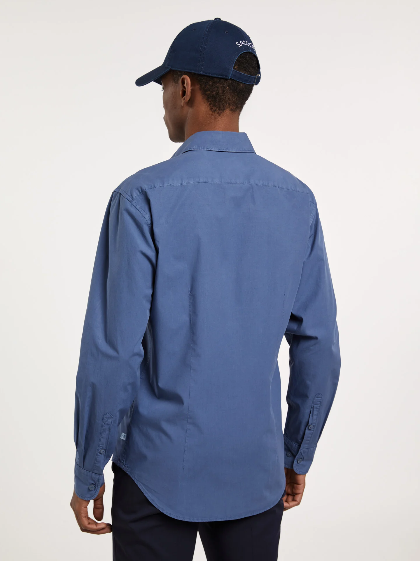 Slim fit poplin faded shirt - Image 2