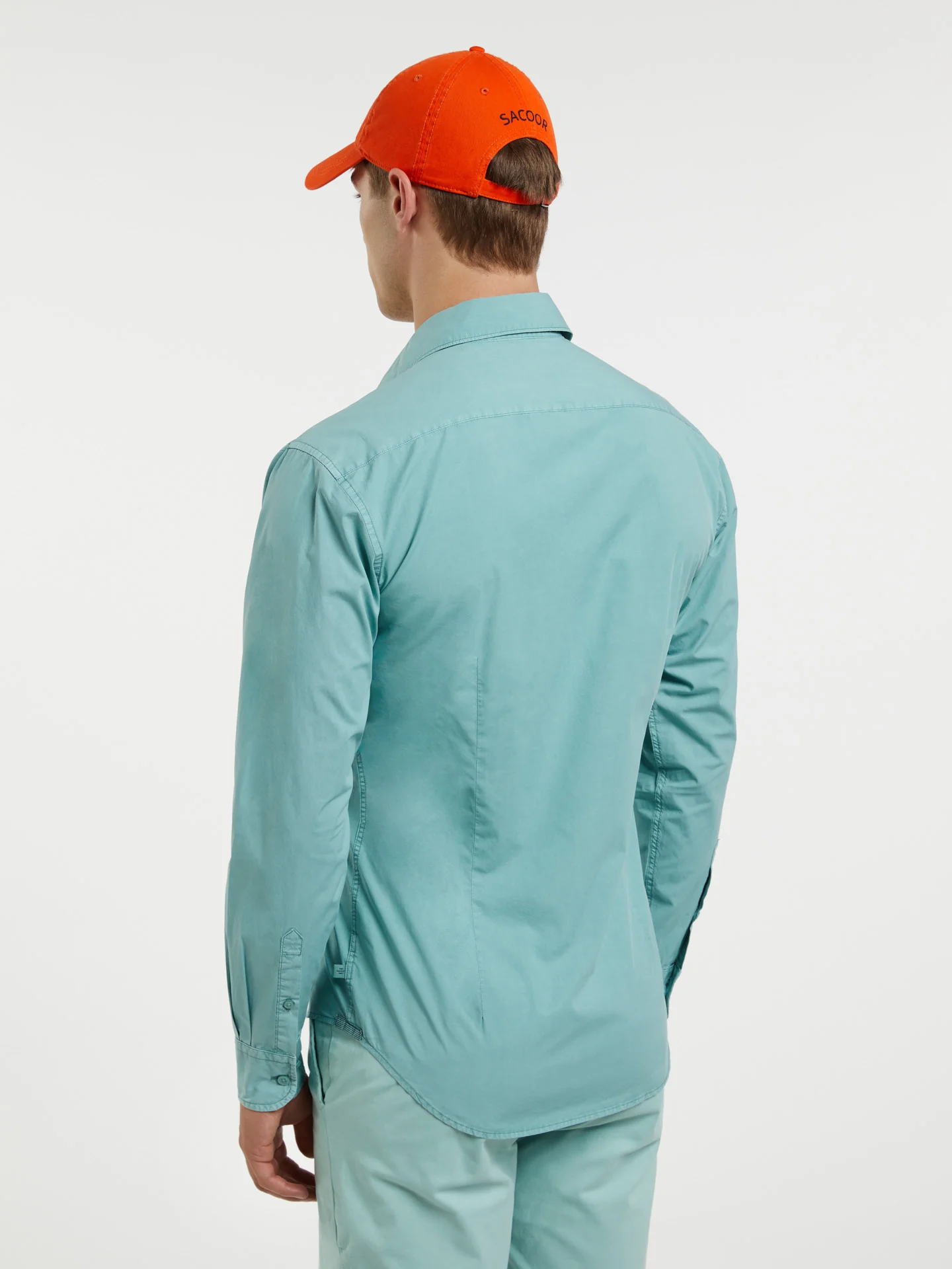 Slim fit poplin faded shirt - Image 24