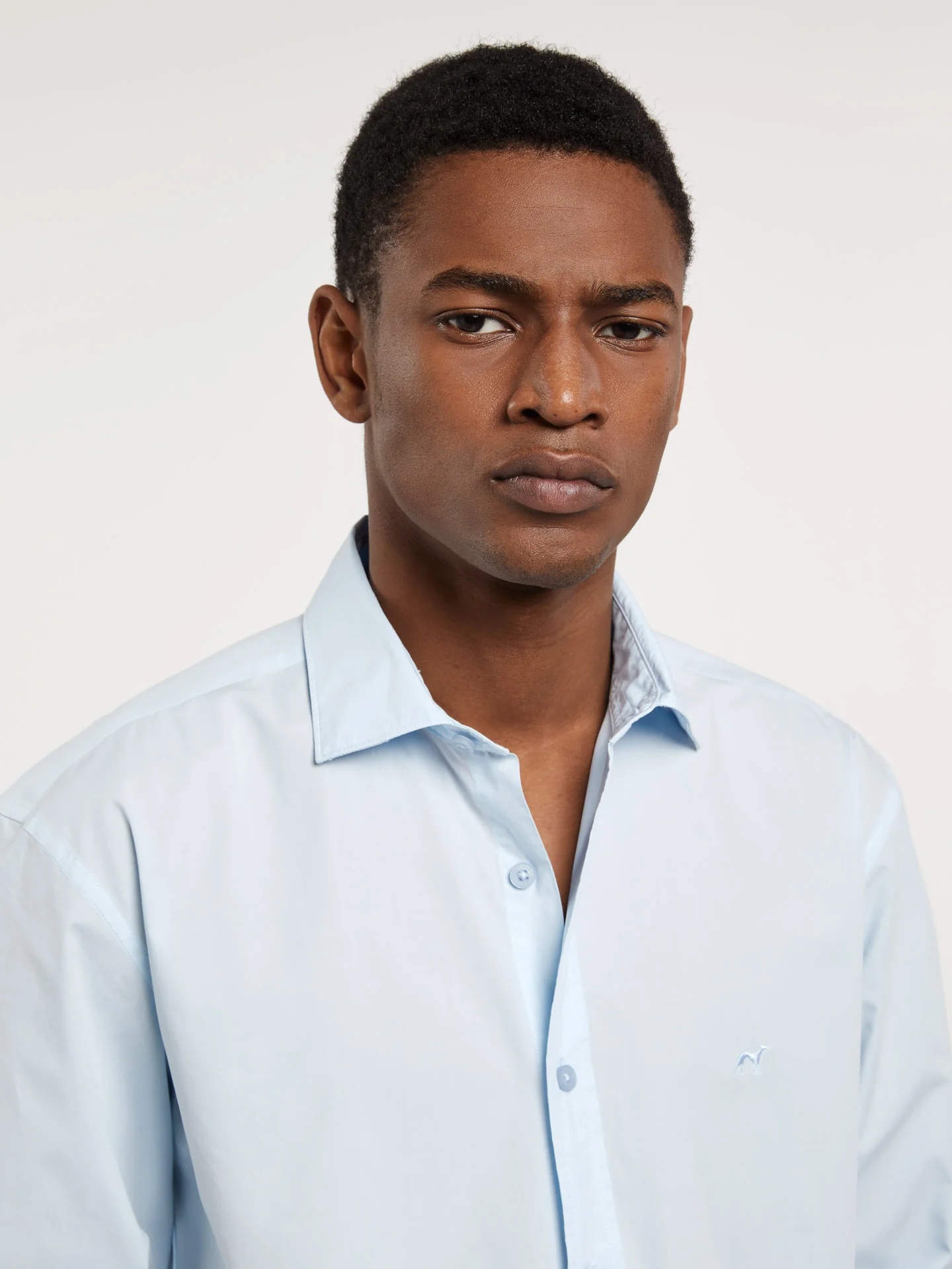 Slim fit poplin faded shirt - Image 8