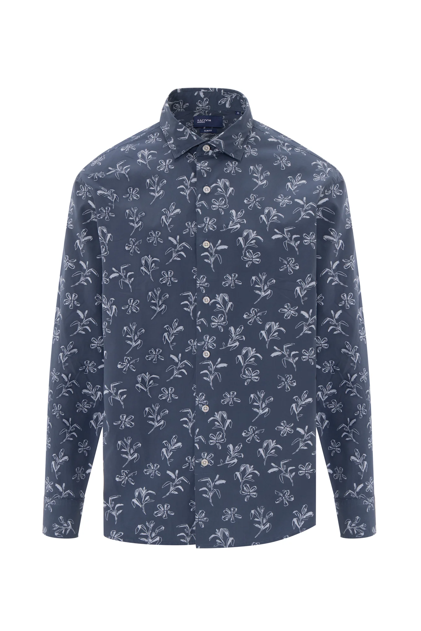 Slim fit prints edition garment dye shirt - Image 4