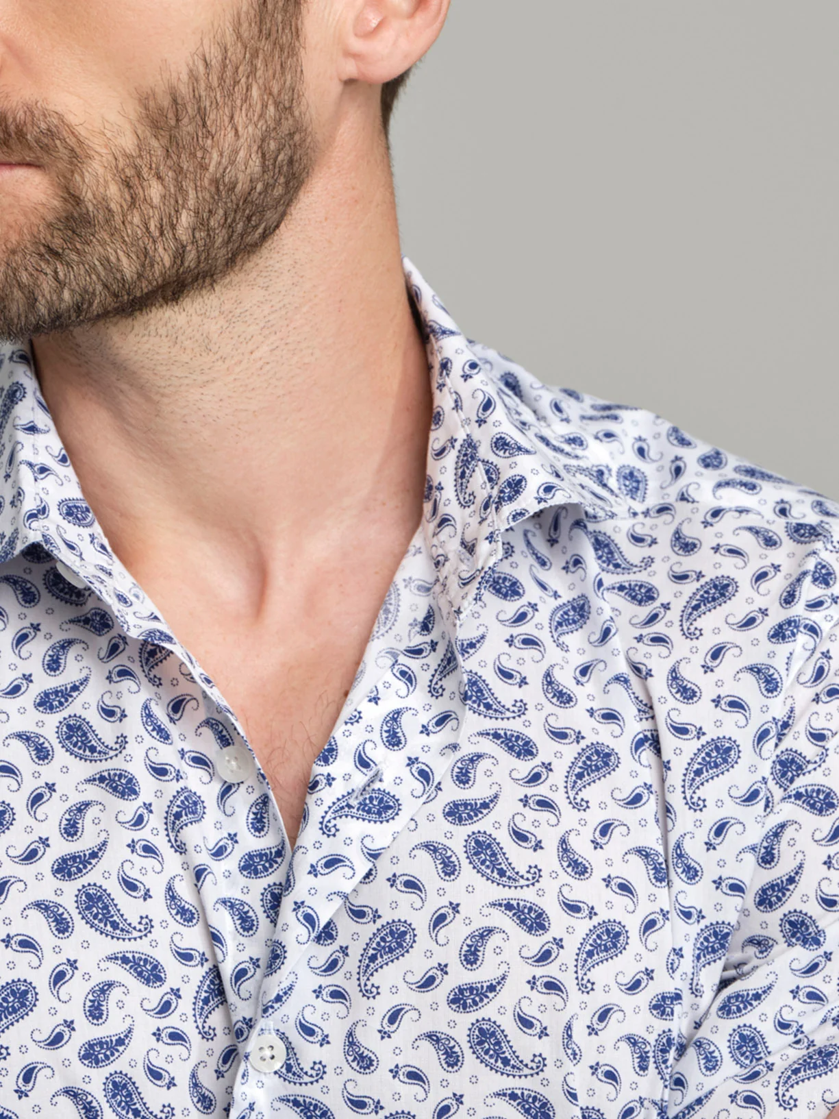 Slim fit Resort printed cotton casual shirt - Image 7