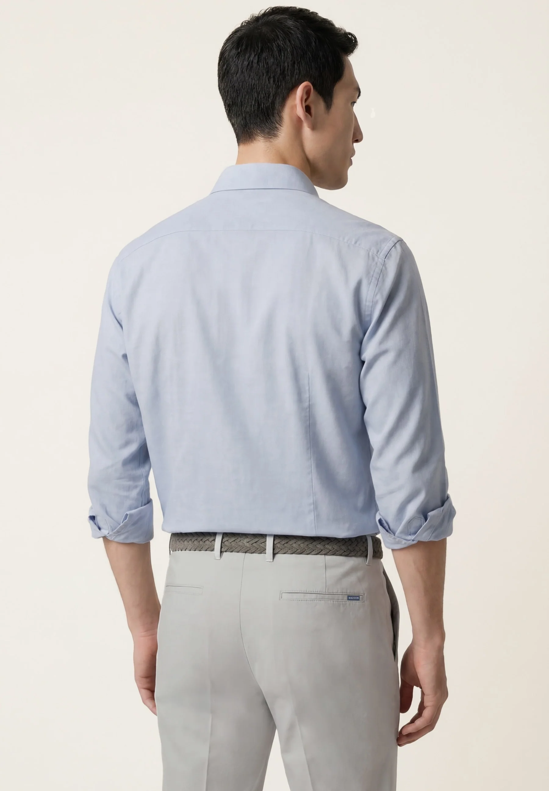 Slim fit Stretch Cotton Casual Trousers - Image 15