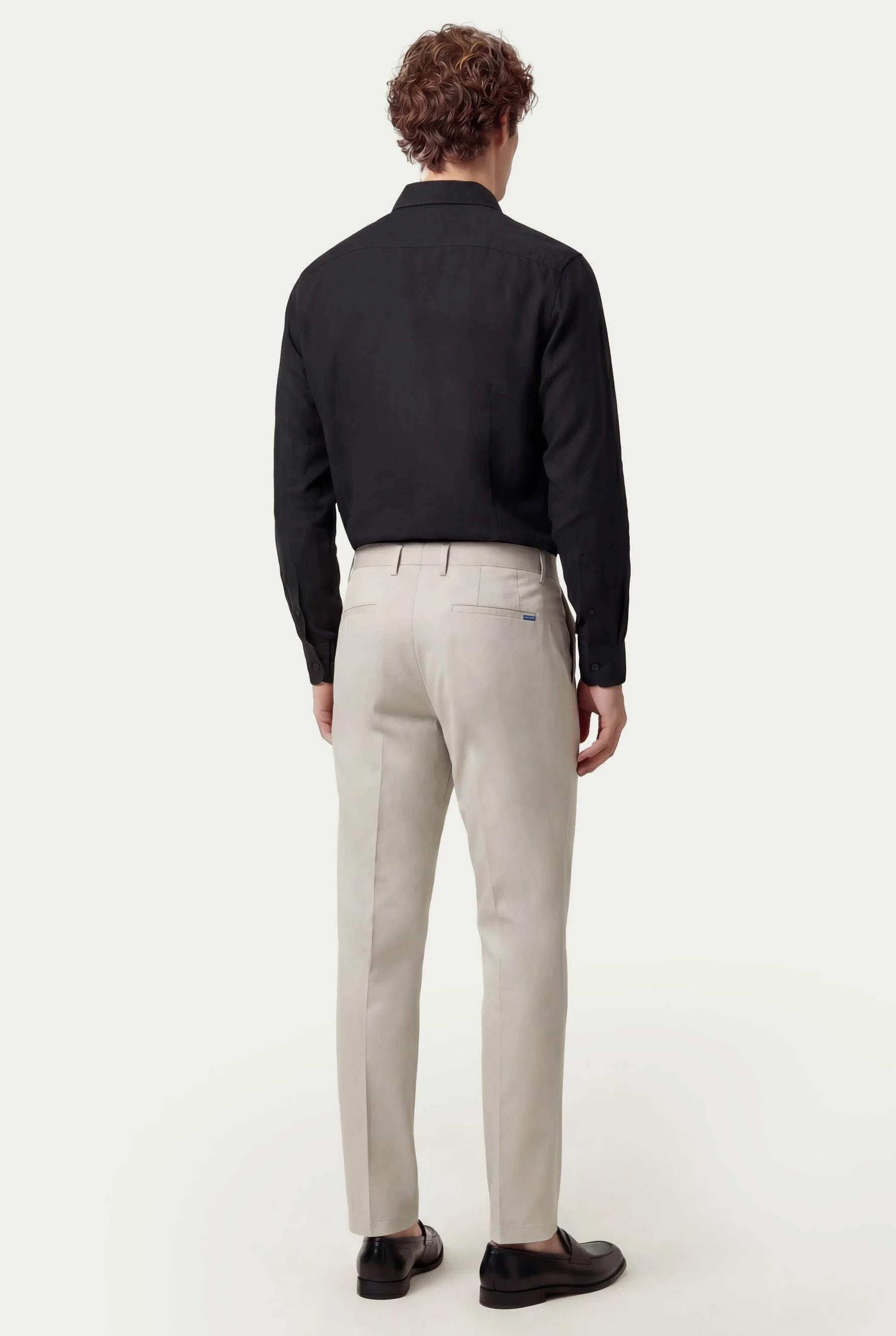 Slim fit Stretch Cotton Casual Trousers - Image 8