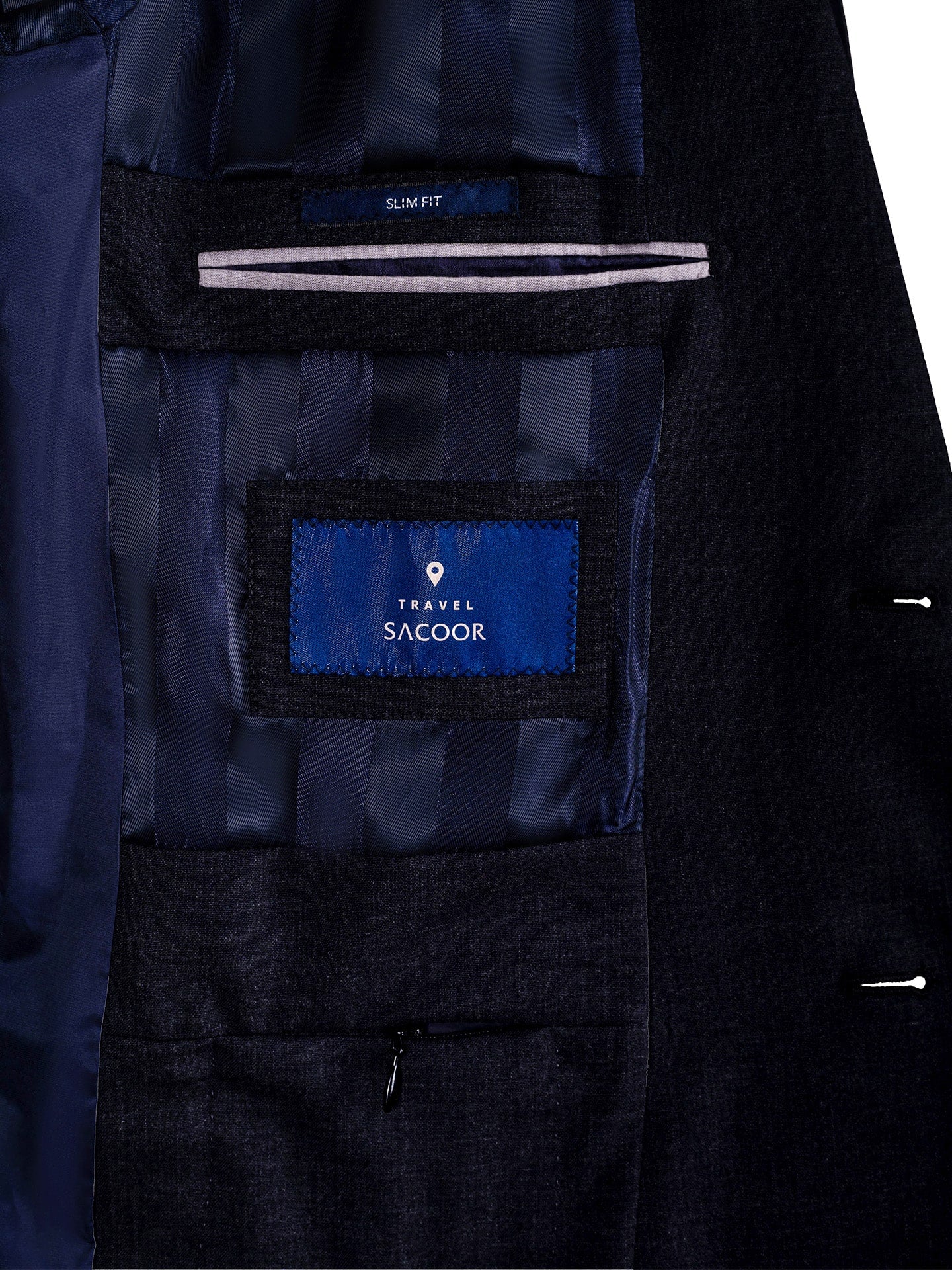 Slim Fit Suit in High-performance Wool - Image 5