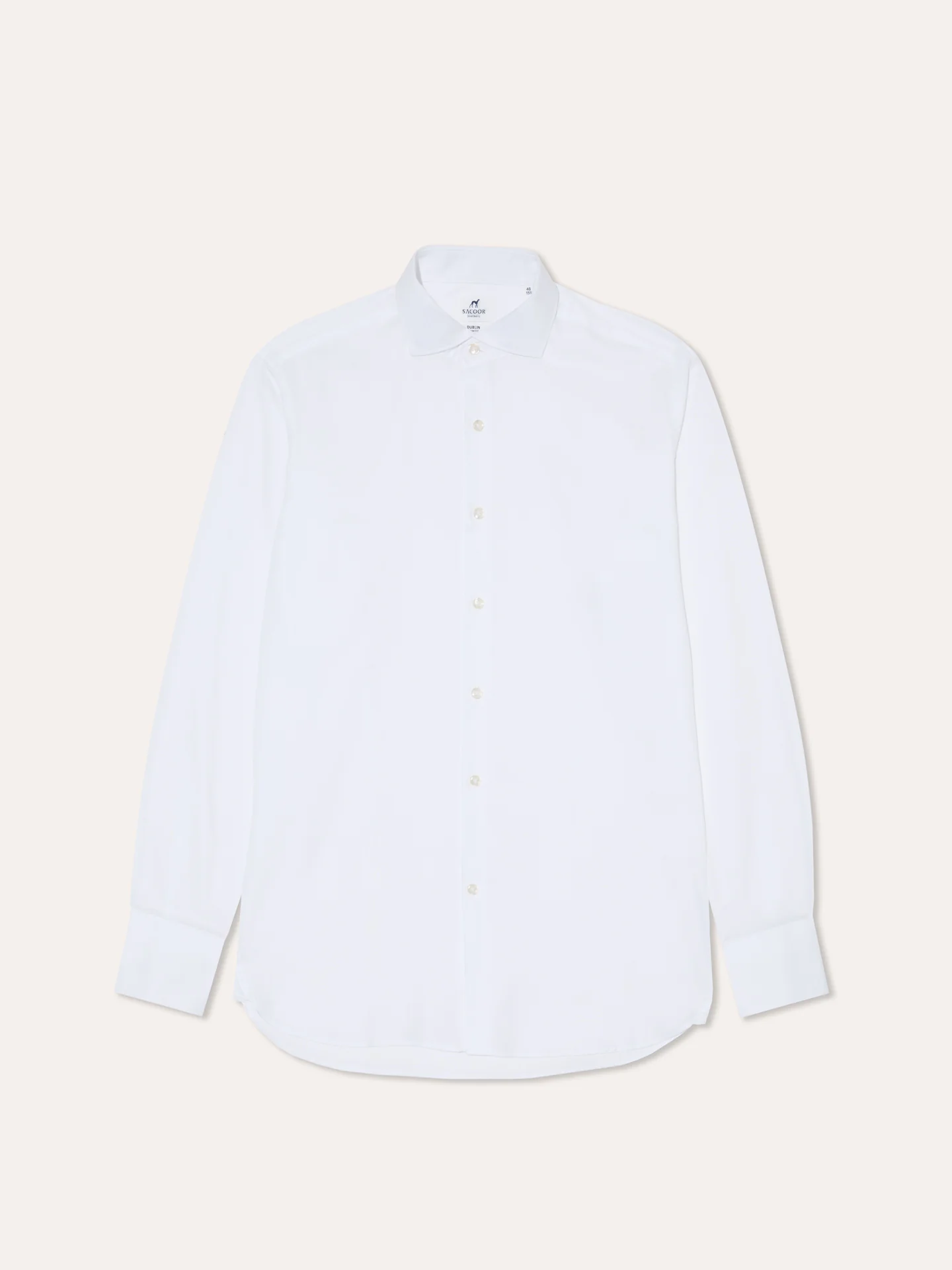 Slim Fit Textured Shirt with Dublin Collar - Image 5