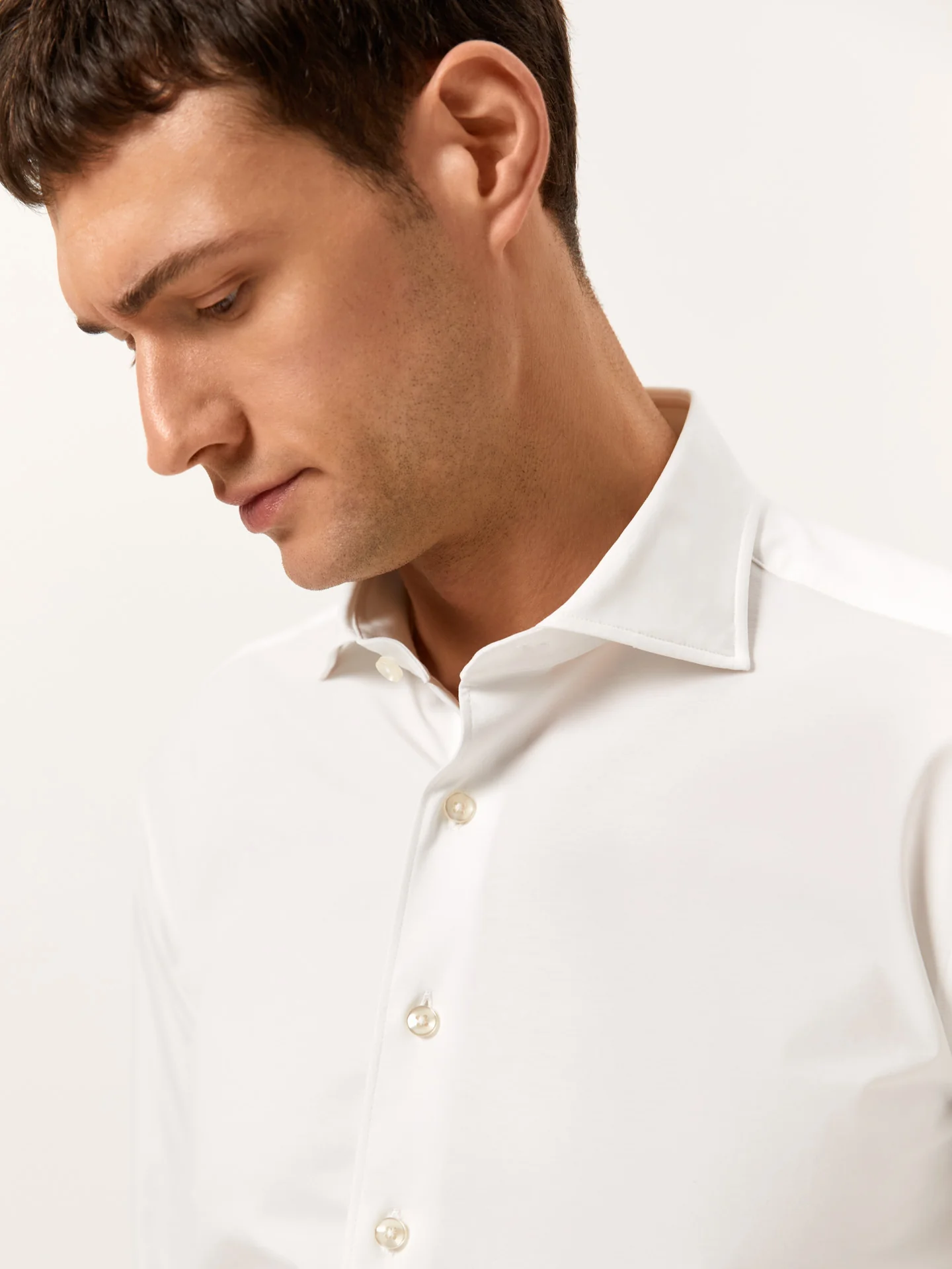 Slim Fit Travel jersey Shirt in Comfort Cotton - Image 2