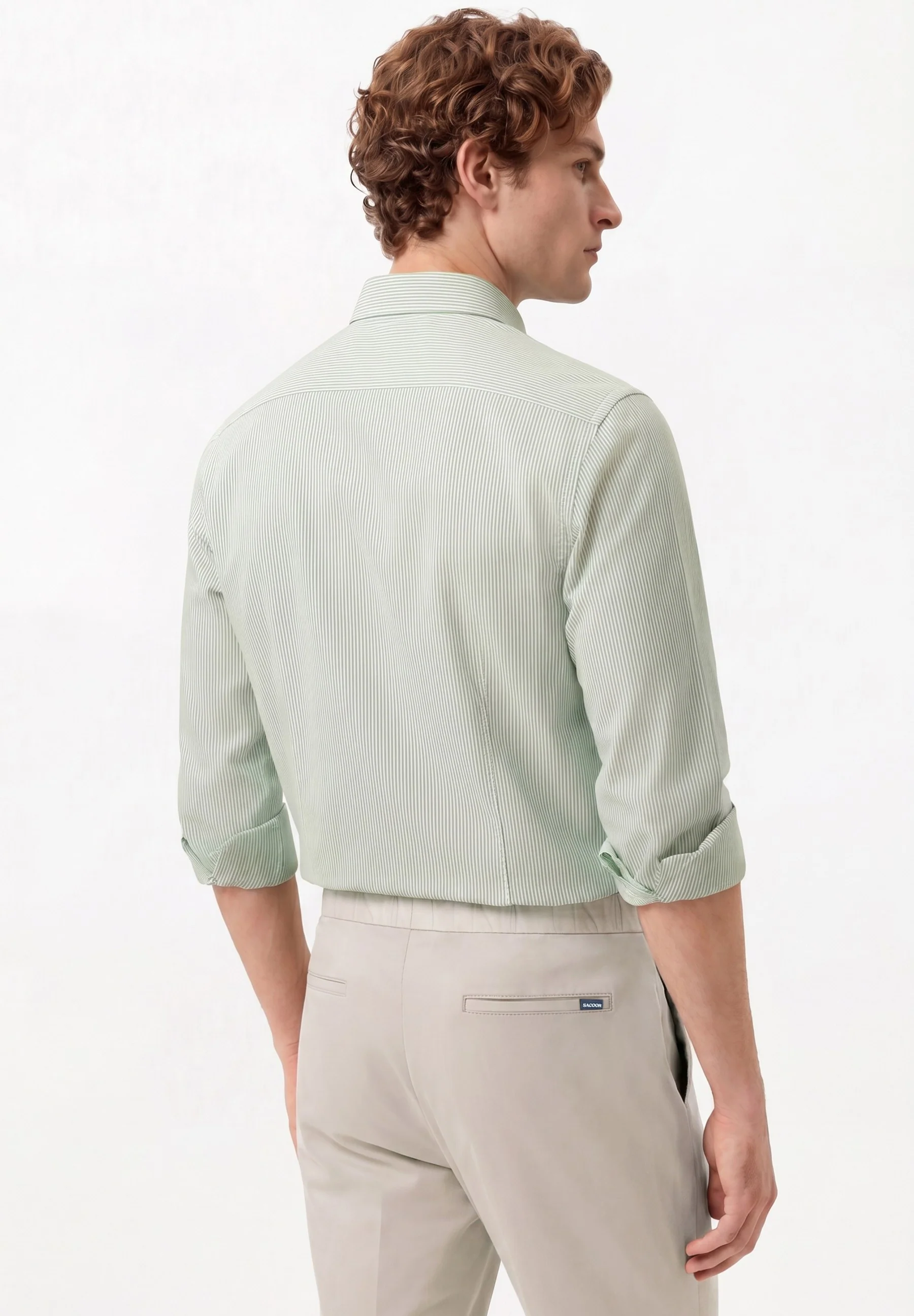 Slim fit Travel Pleated Casual Trousers - Image 18