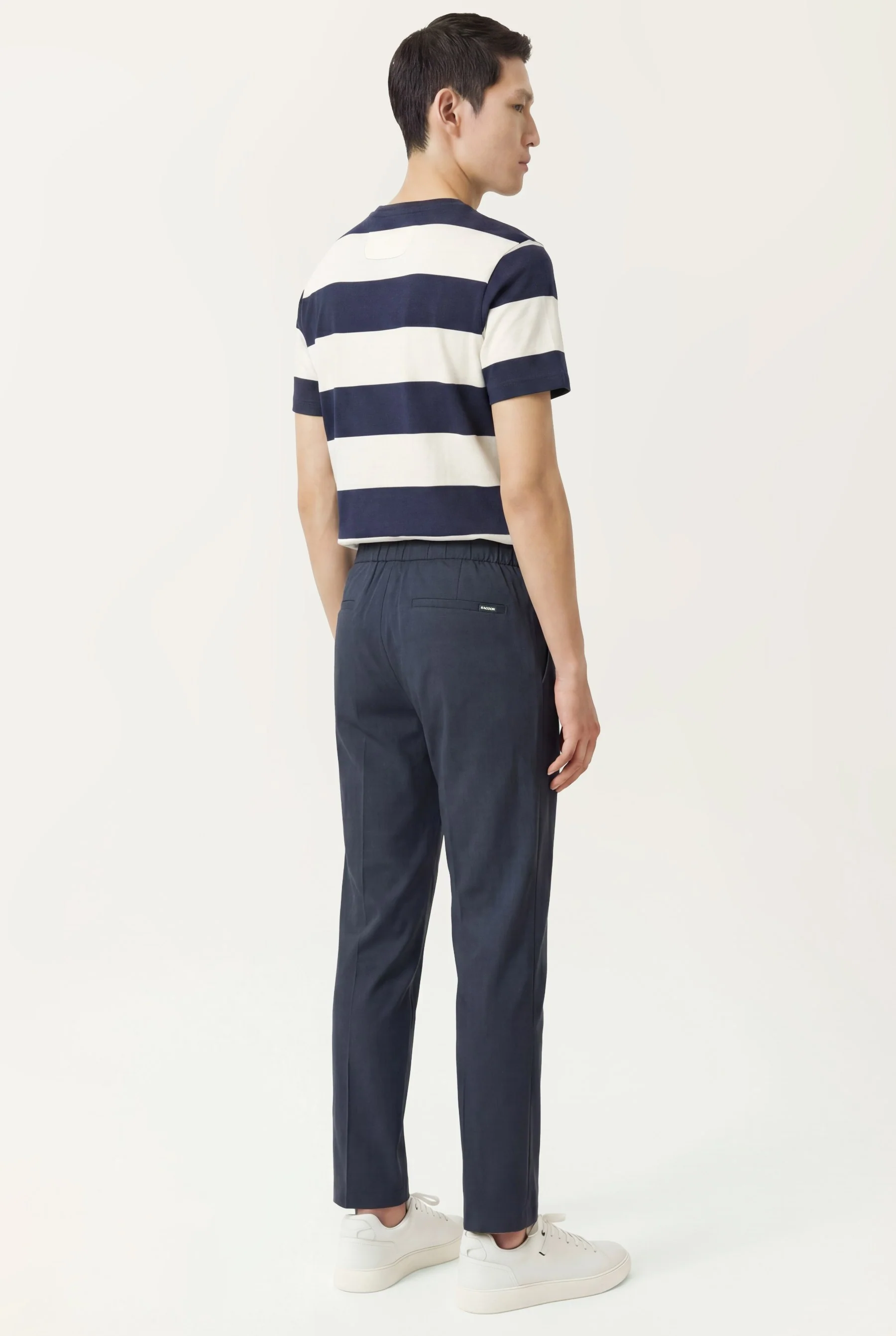 Slim fit Travel Pleated Casual Trousers - Image 2