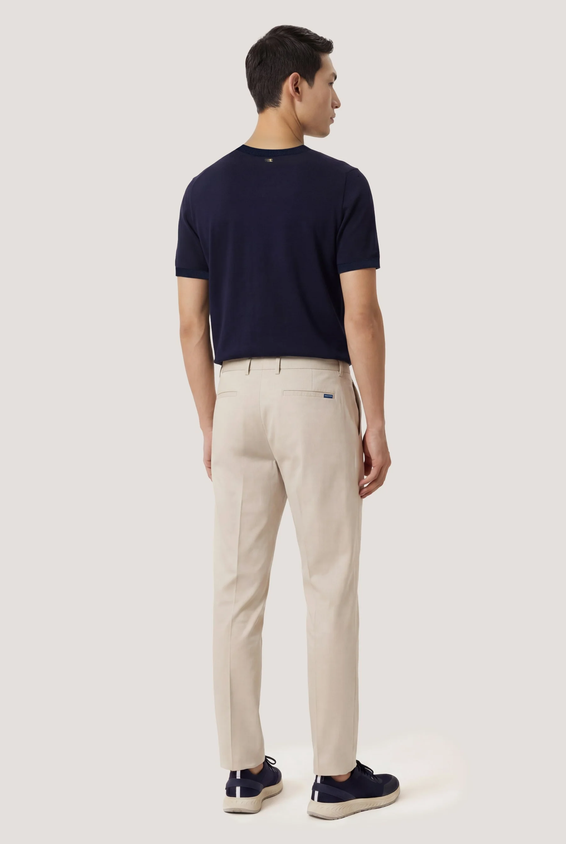 Slim fit Travel Pleated Casual Trousers - Image 9