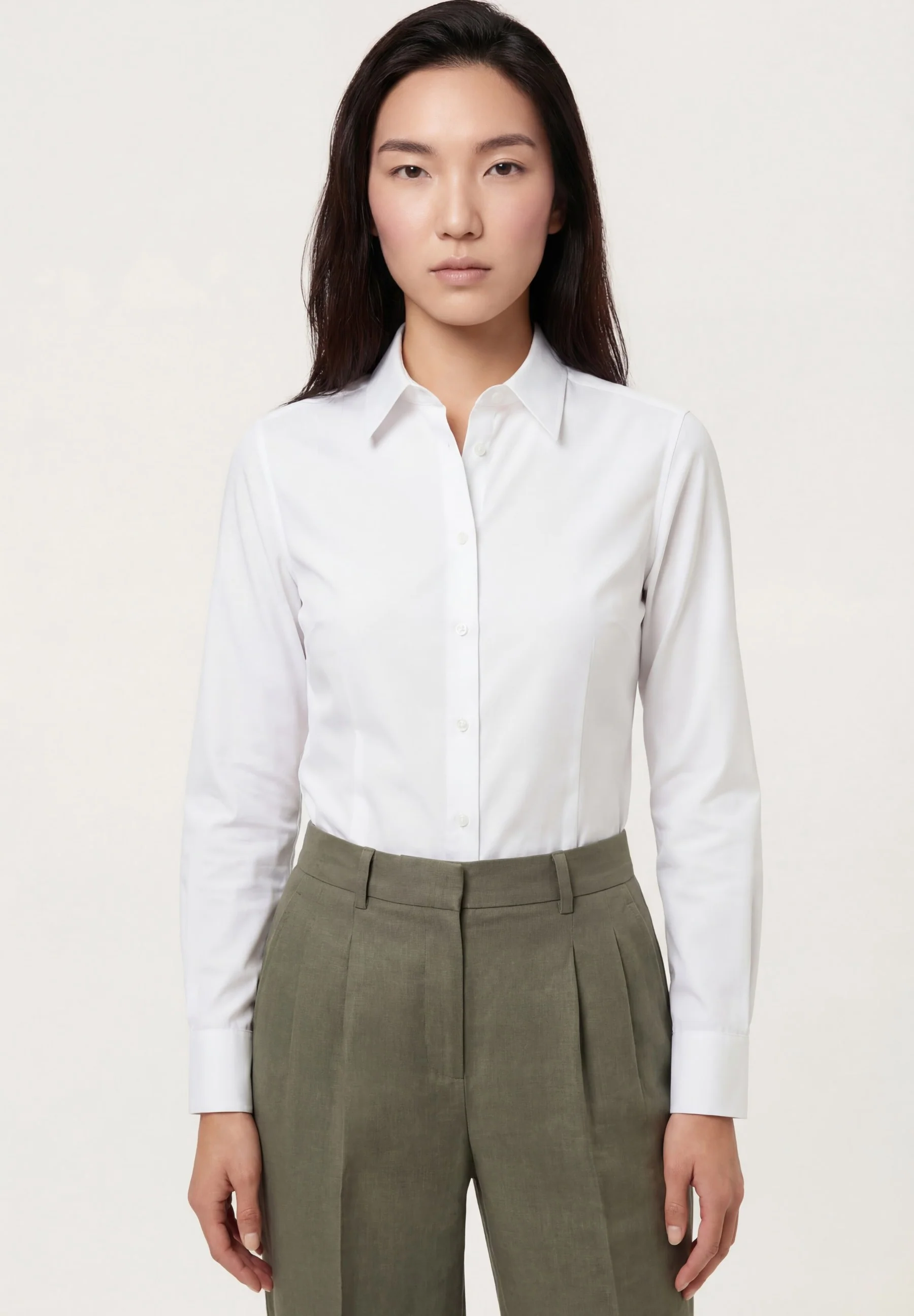 Slim Fit Travel Poplin Shirt - Image 5