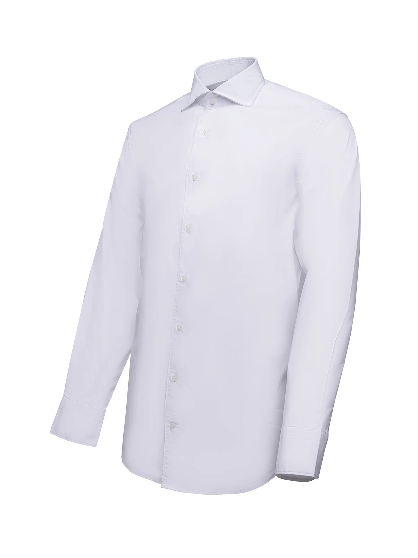Slim Fit Travel Poplin Shirt in Comfort Cotton - Image 5