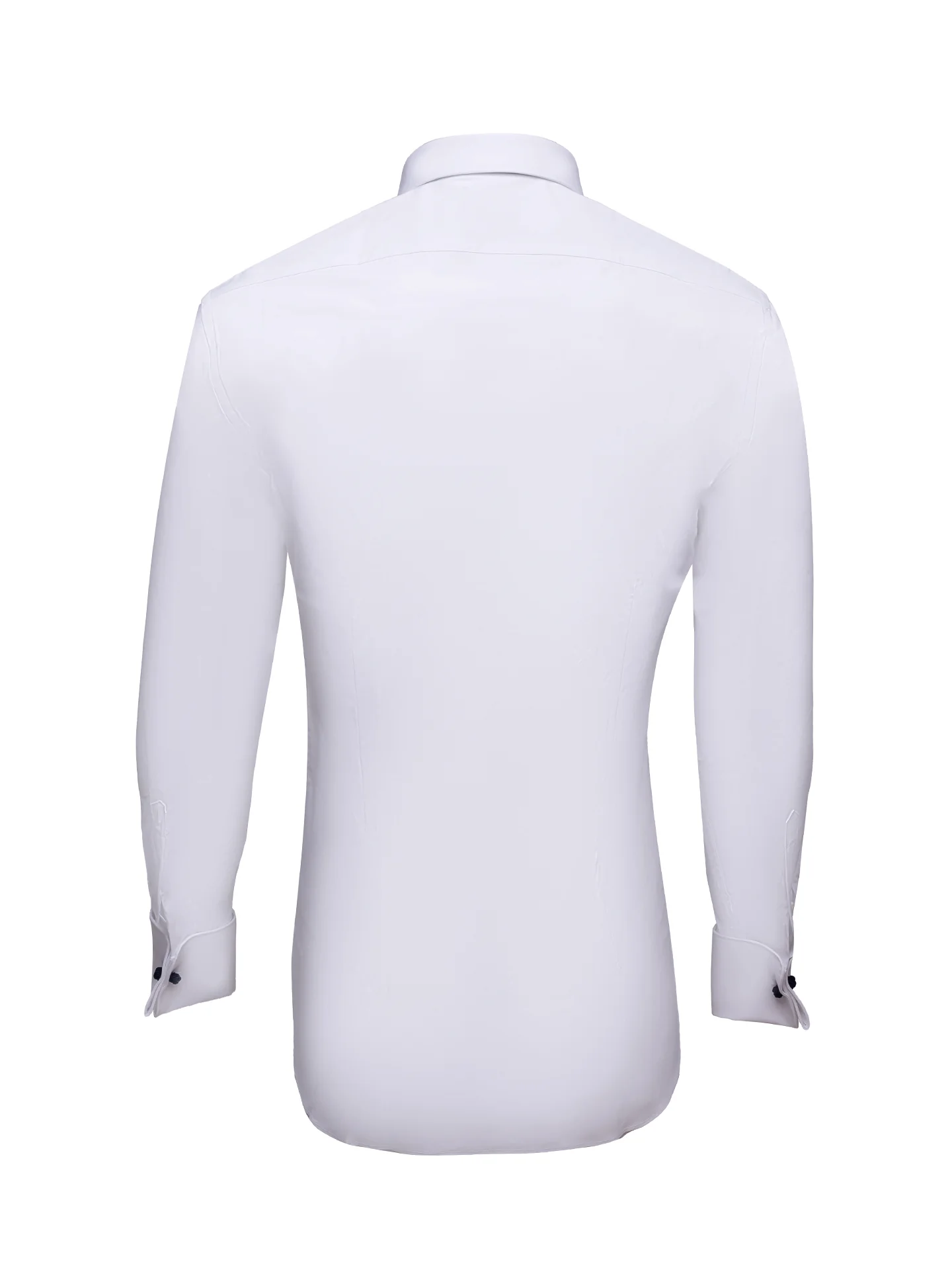 Slim Fit Travel Poplin Shirt with double cuff in Comfort Cotton - Image 6