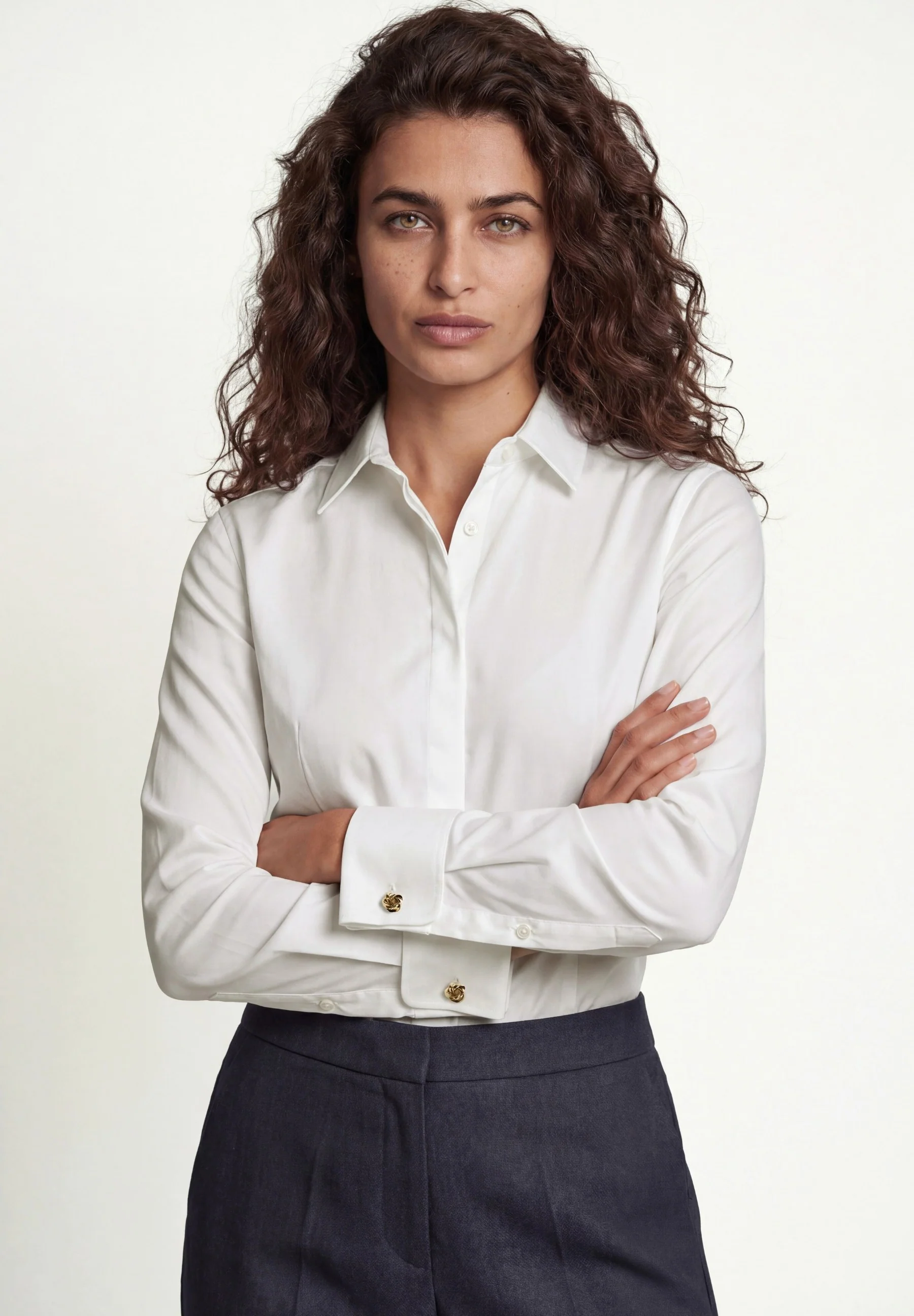 Slim Fit Travel Poplin Shirt With Hidden Placket