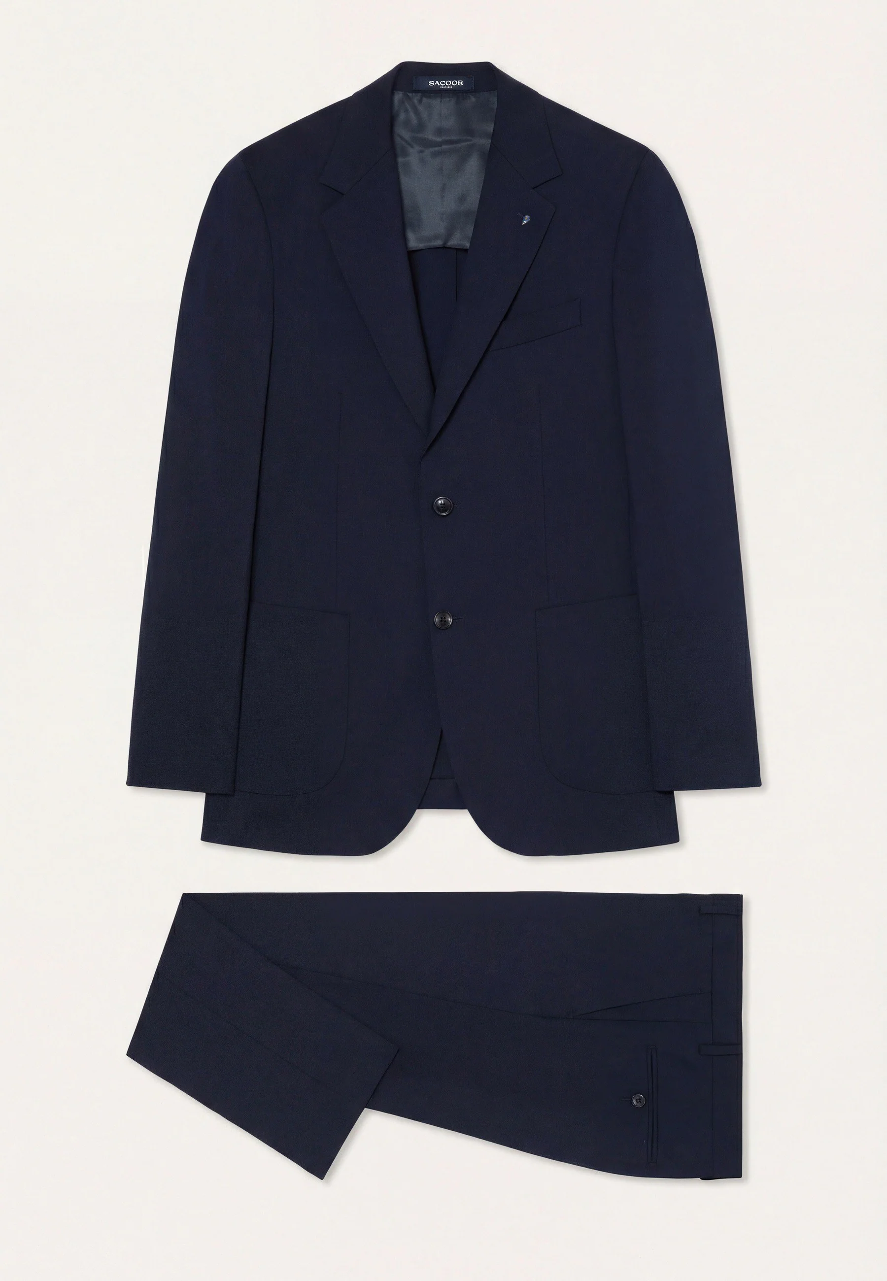 Slim fit Travel Tech Wool Suit - Image 4