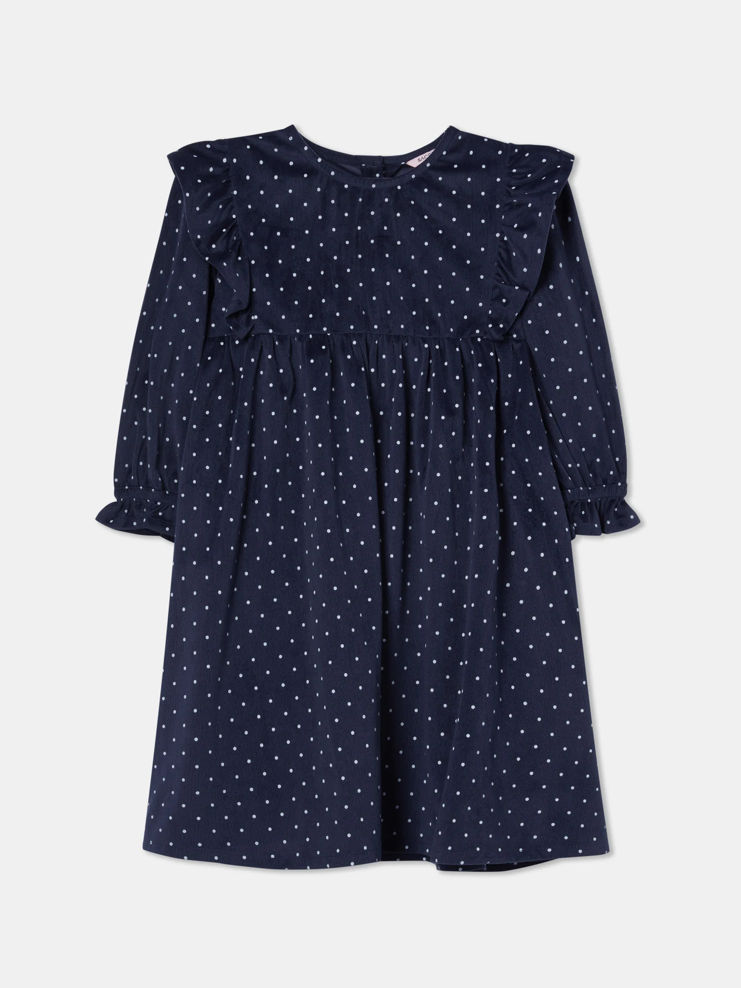 Smock Dots Corduroy Dress - Image 2