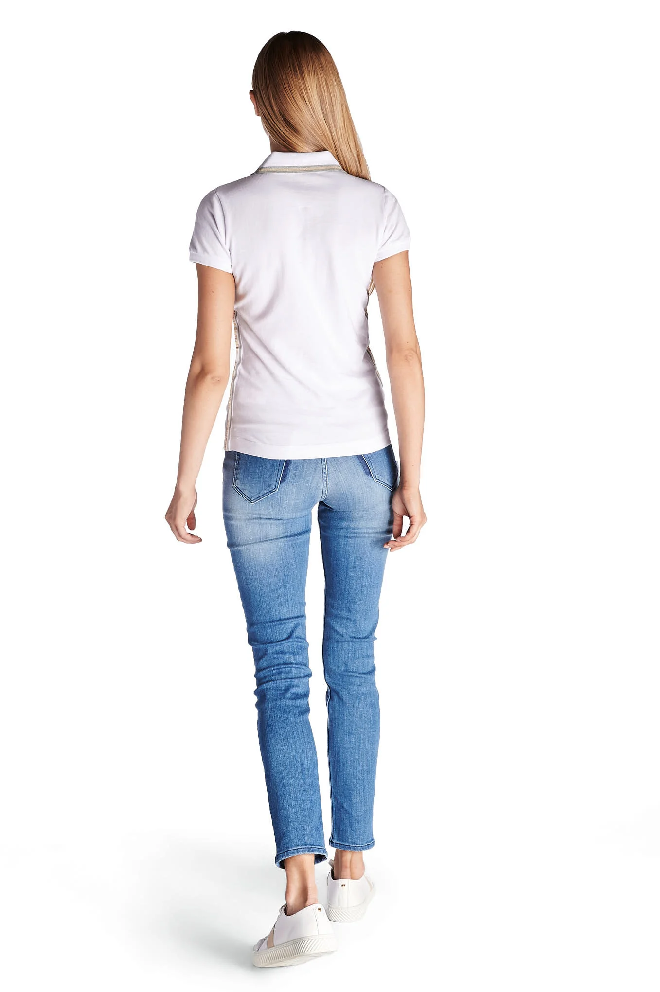 Sport Slim Fit Women's Piquet Polo - Image 8