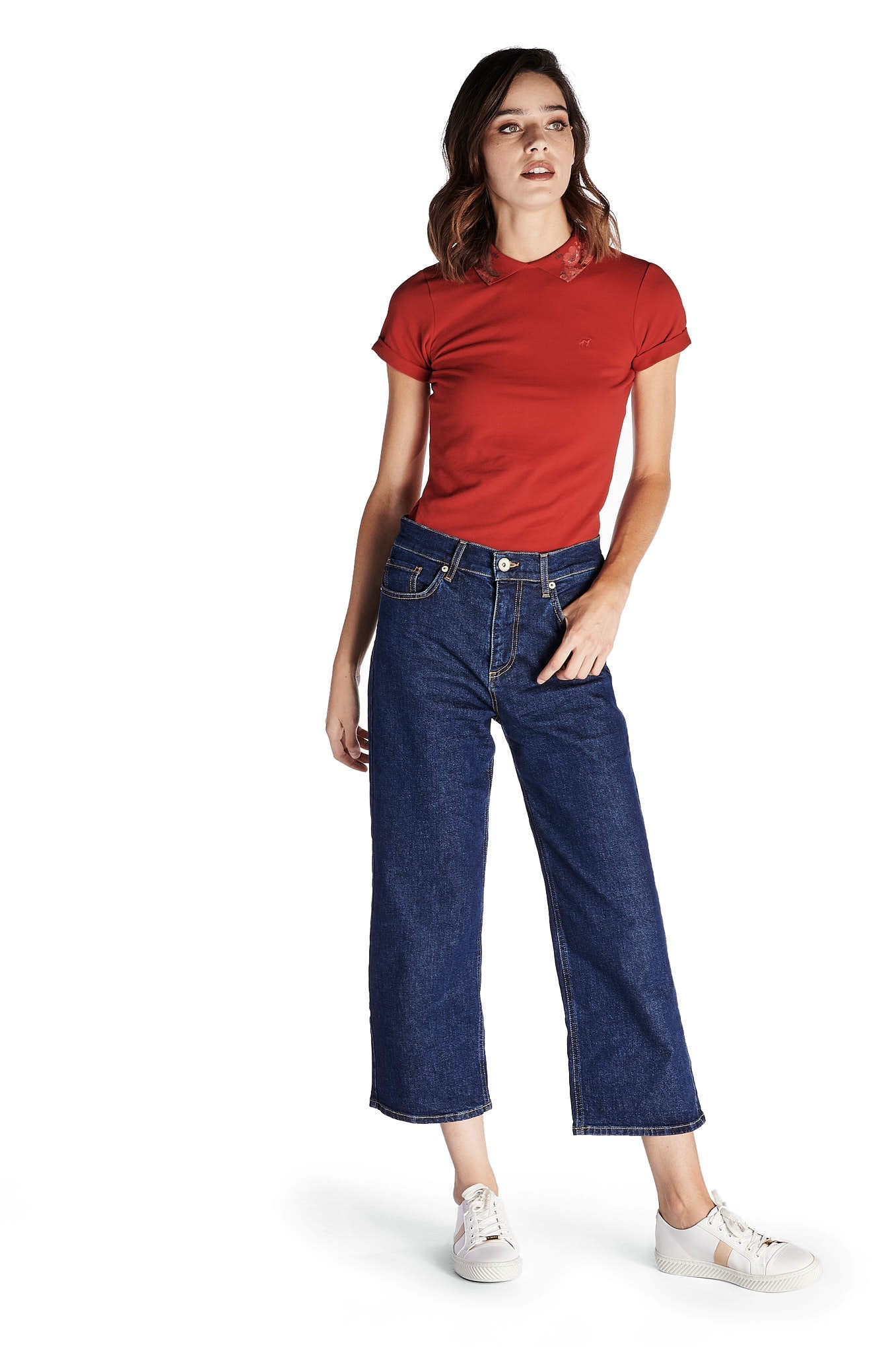 Sport Slim Fit Women's Piquet Polo - Image 8