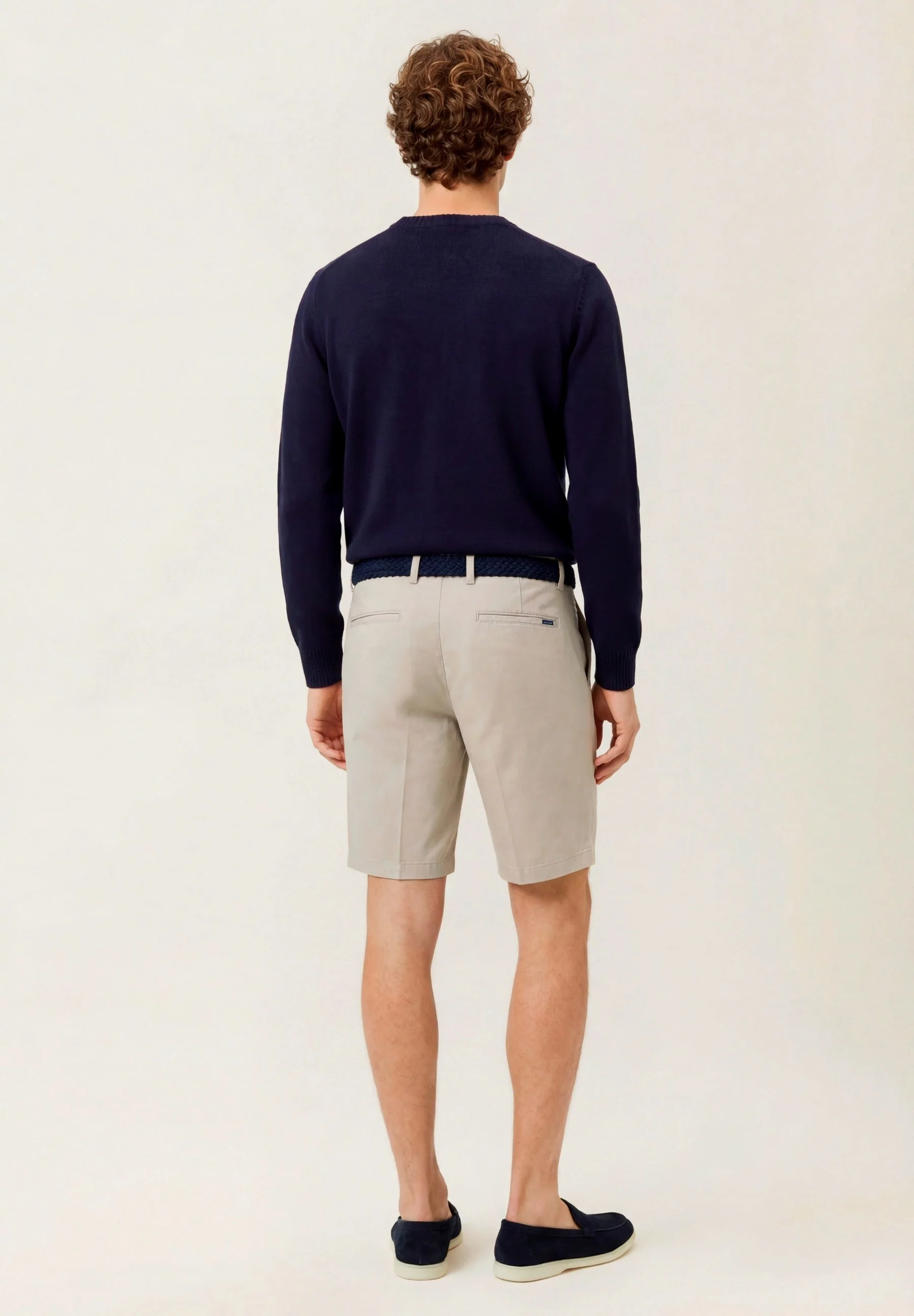 Stretch Cotton Casual Shorts - Image 2
