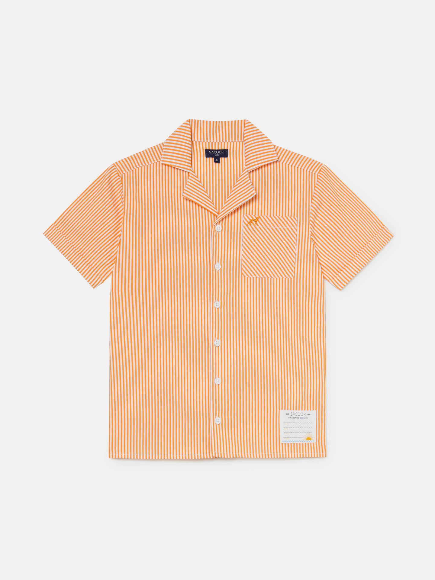 Striped Cuban Collar shirt - Image 5