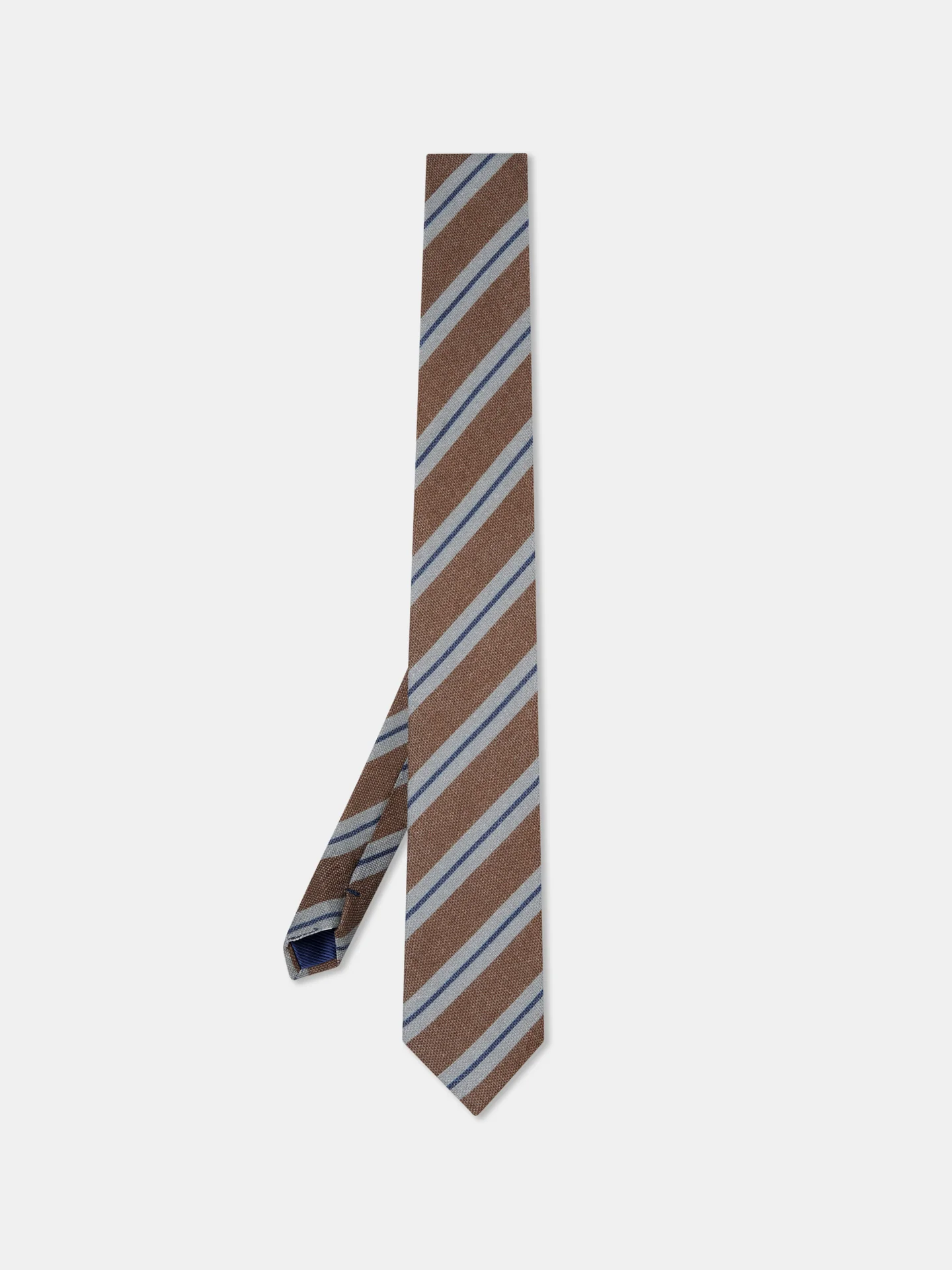Striped Pattern 100% Silk Tie 7,5cm - Image 3