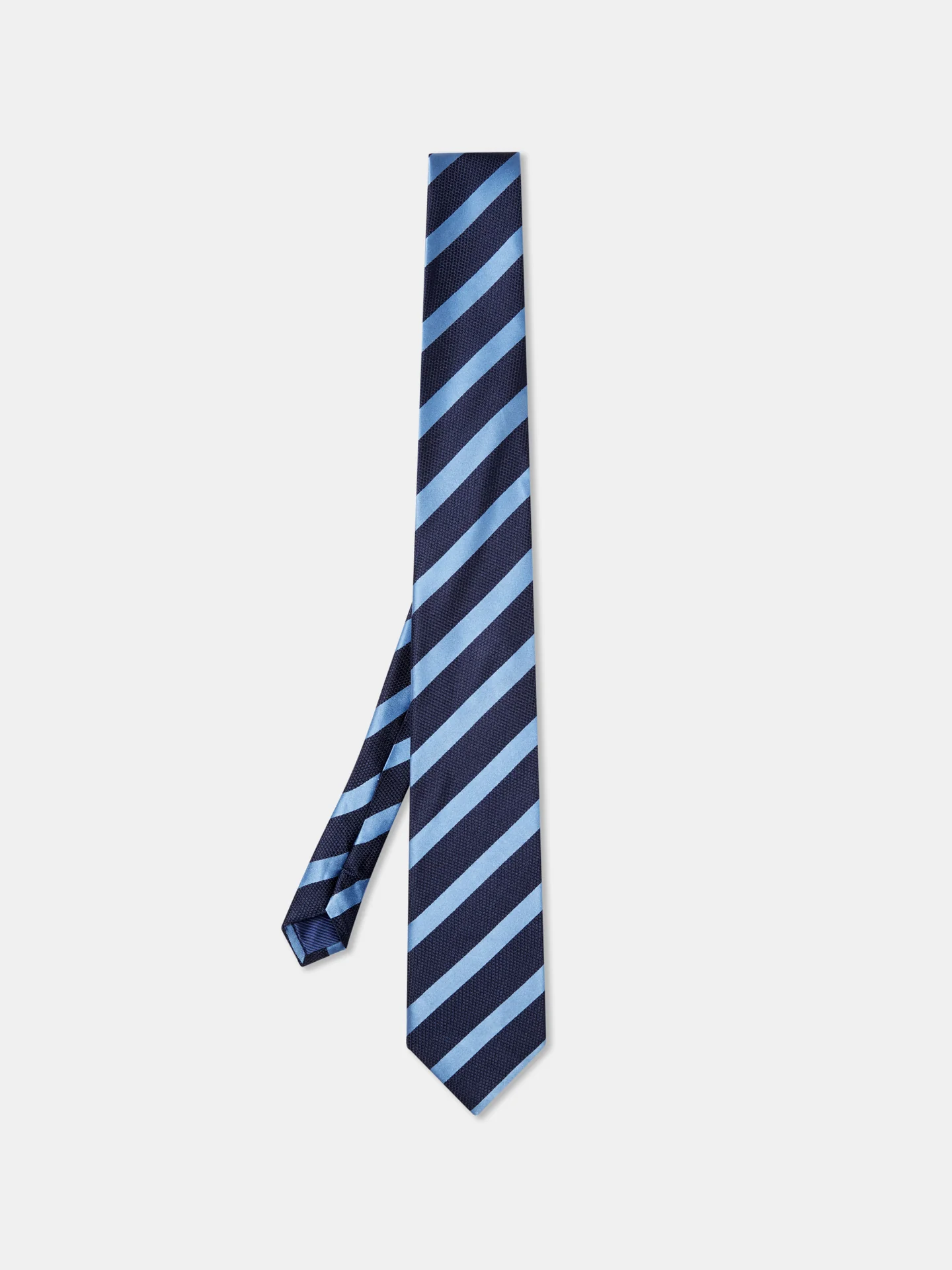 Striped Pattern 100% Silk Tie 7,5cm - Image 3