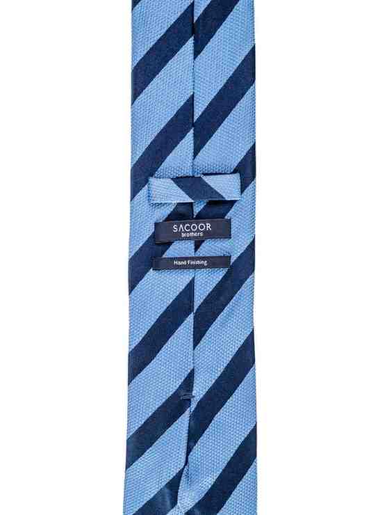 Striped Pattern 100% Silk Tie 7,5cm - Image 9