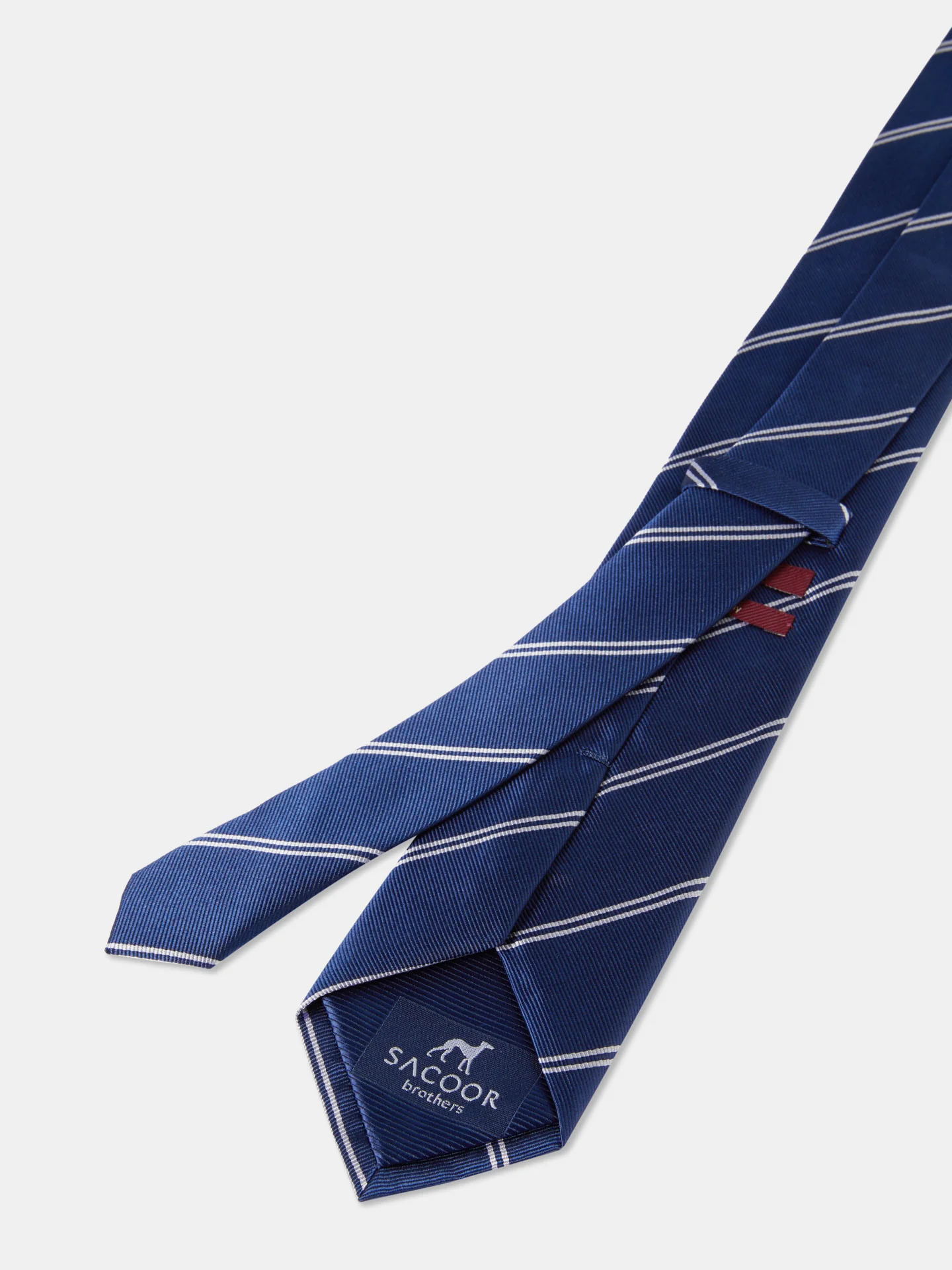 Striped Pattern 100% Silk Tie 7,5cm - Image 4