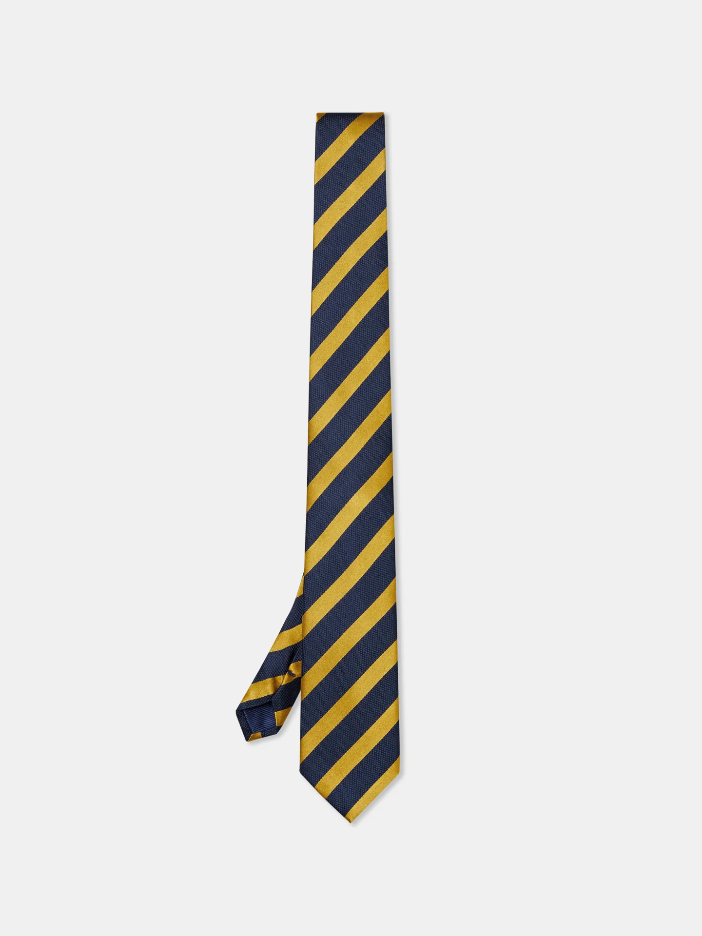 Striped Pattern 100% Silk Tie 7,5cm - Image 7