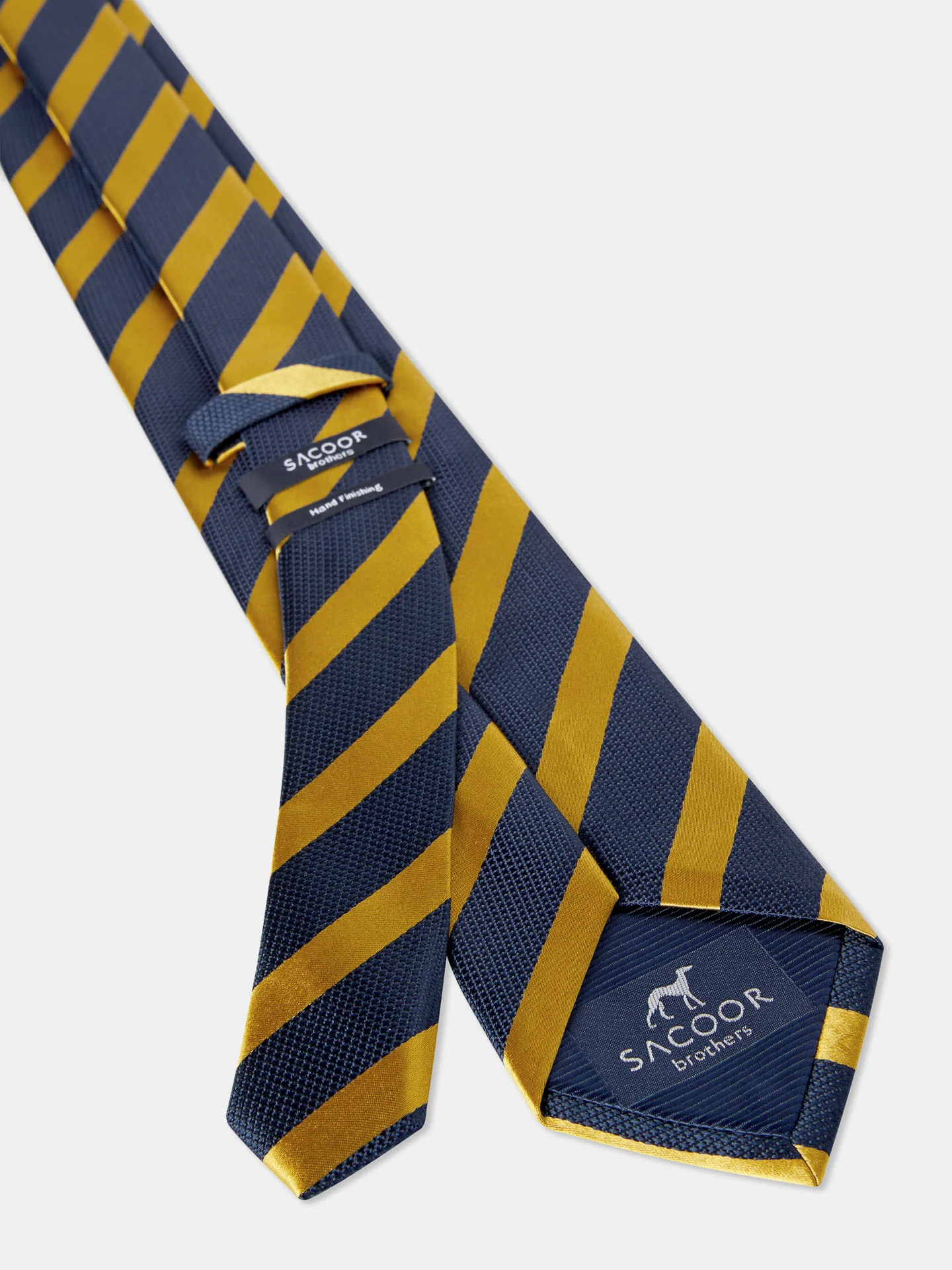 Striped Pattern 100% Silk Tie 7,5cm - Image 8