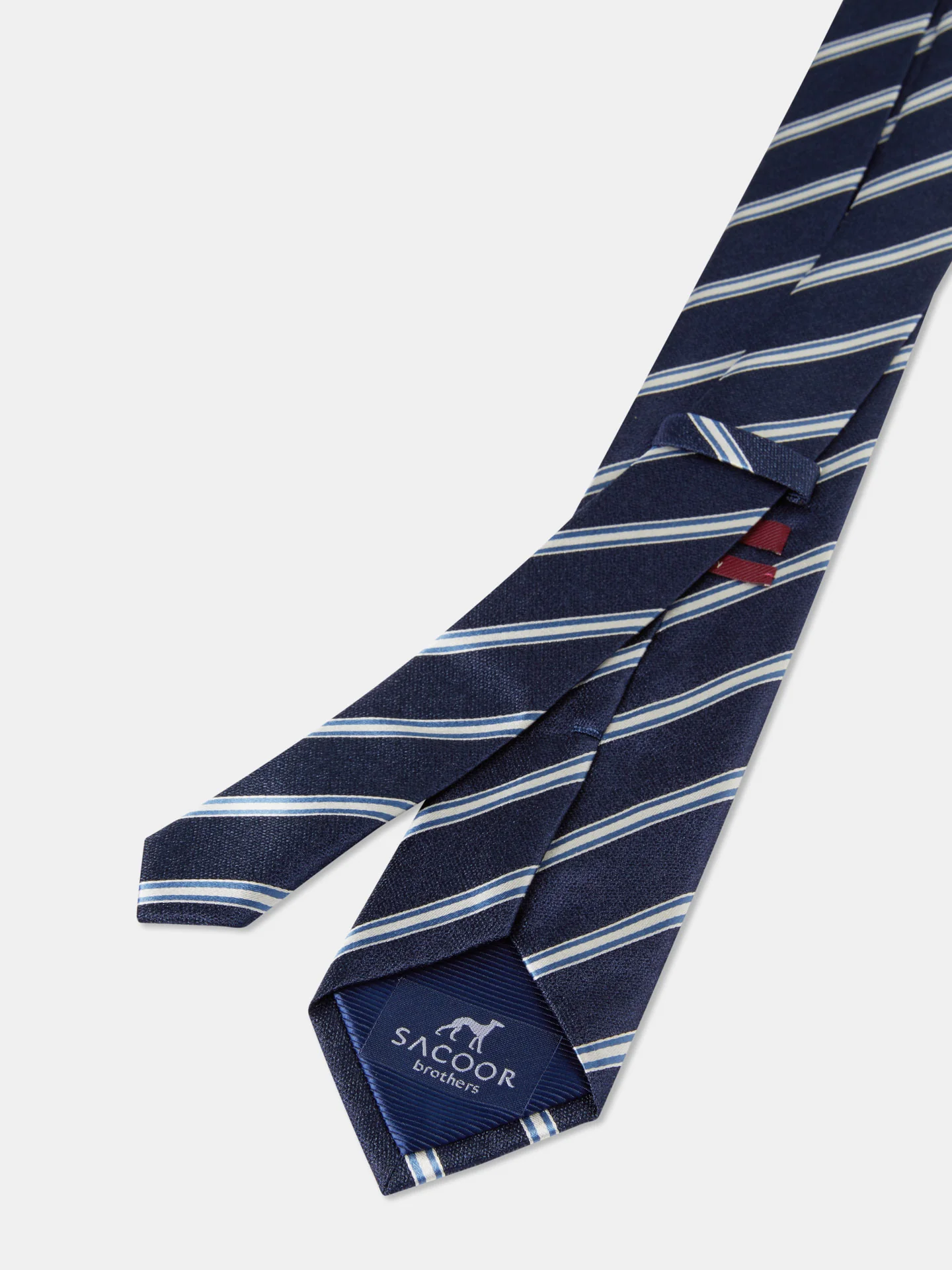 Striped Pattern 100% Silk Tie 7,5cm - Image 2