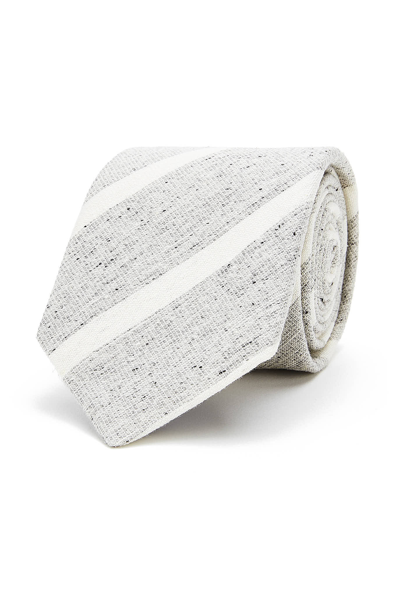Striped Pattern Tie 100% Silk 8cm - Image 11