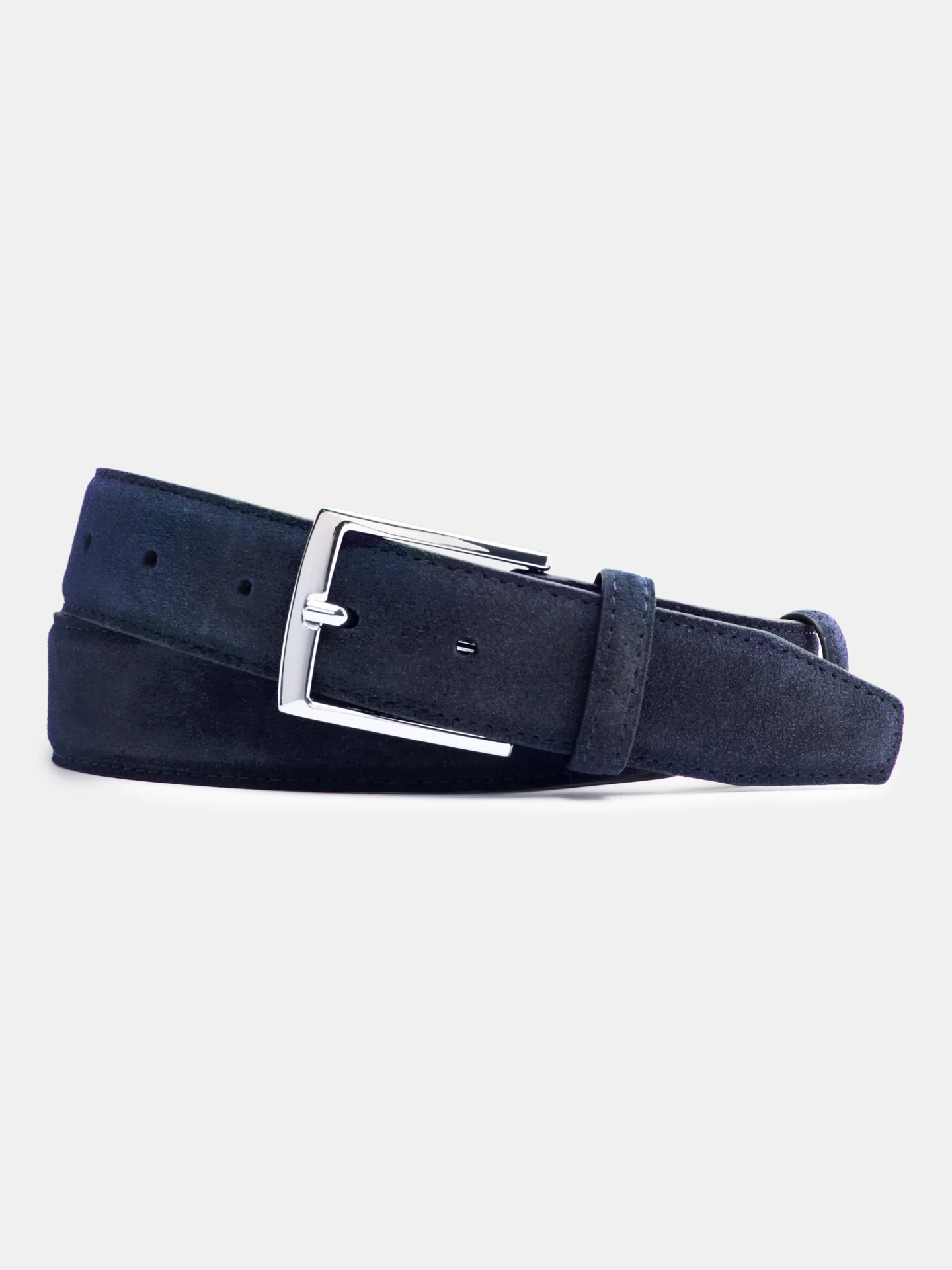 Suede Belt With Personalized Buckle - Image 3