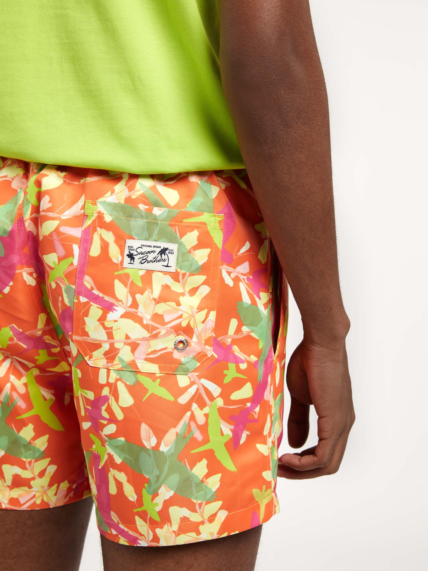 Swim Shorts With 'Birds' Print - Image 2