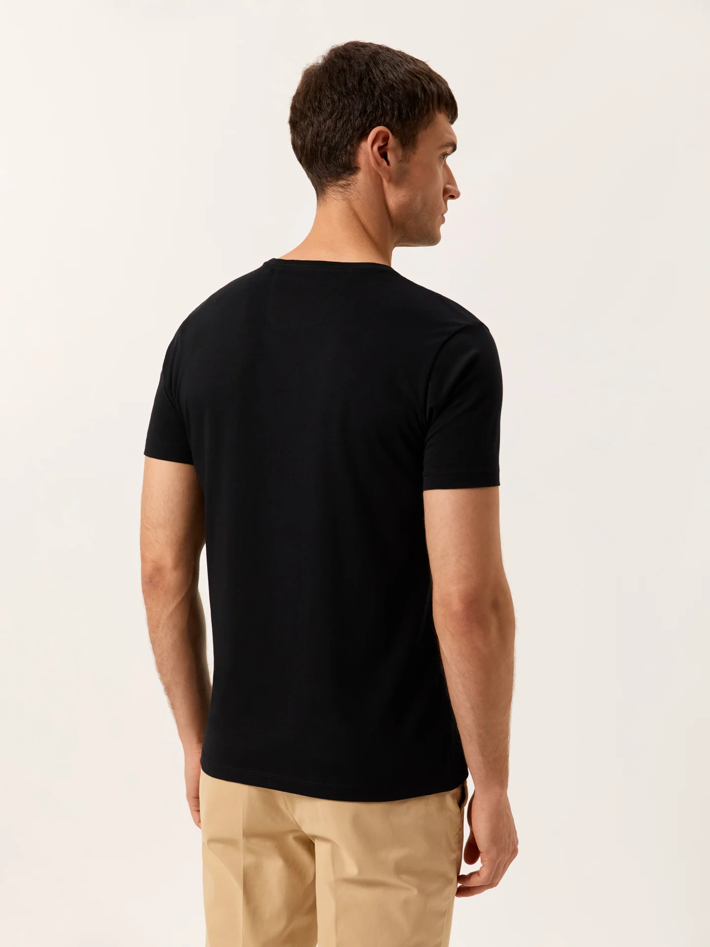 T-shirt with Logo Embroidered in 100% Organic Cotton - Image 3